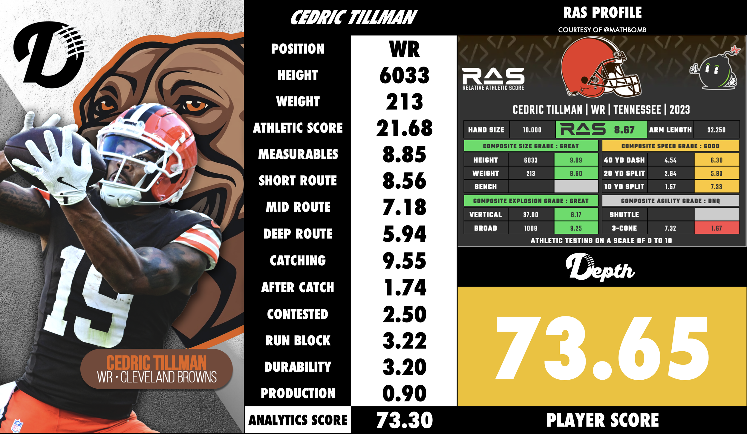 Cedric Tillman Player Profile