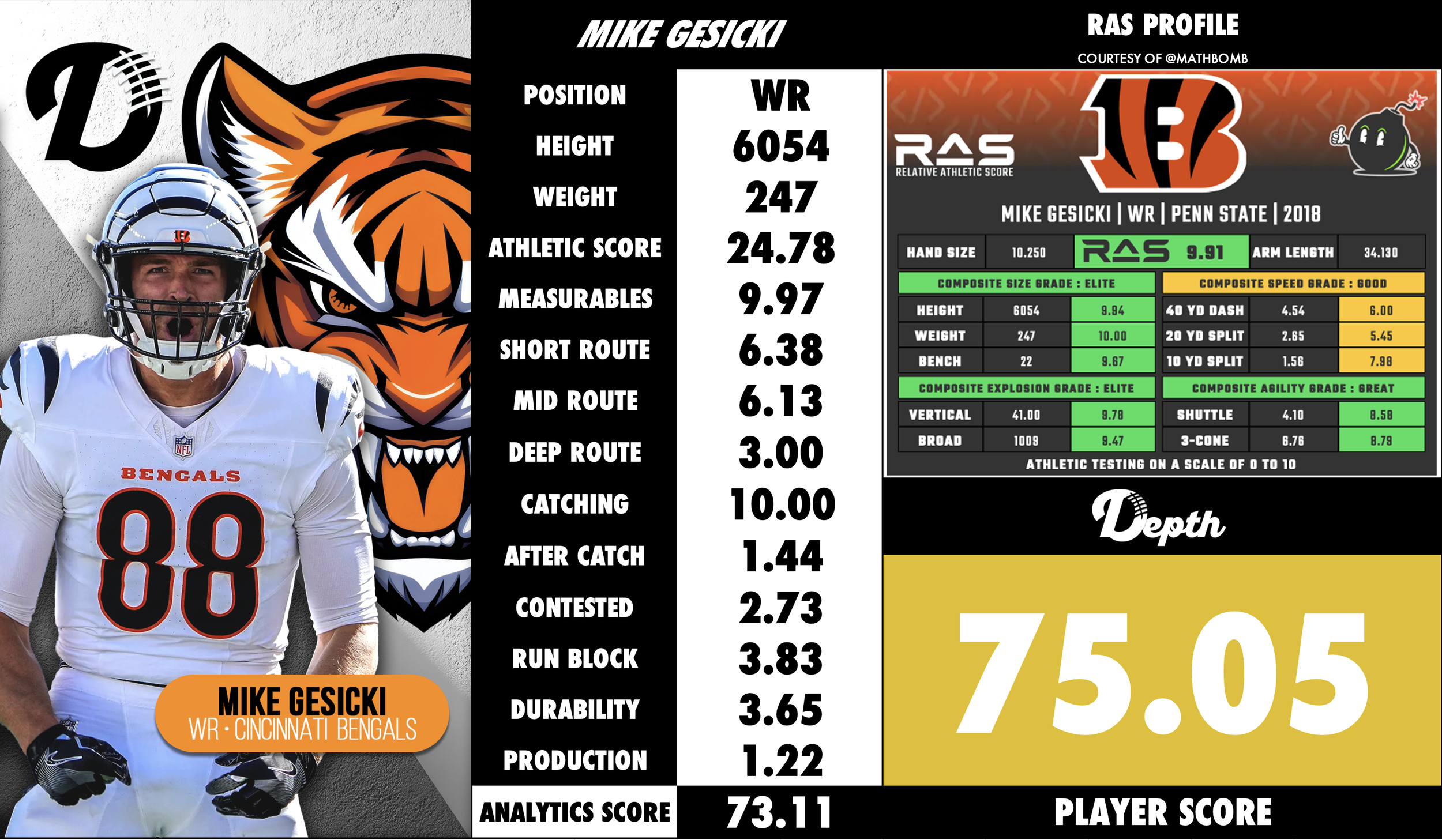 Mike Gesicki Player Profile