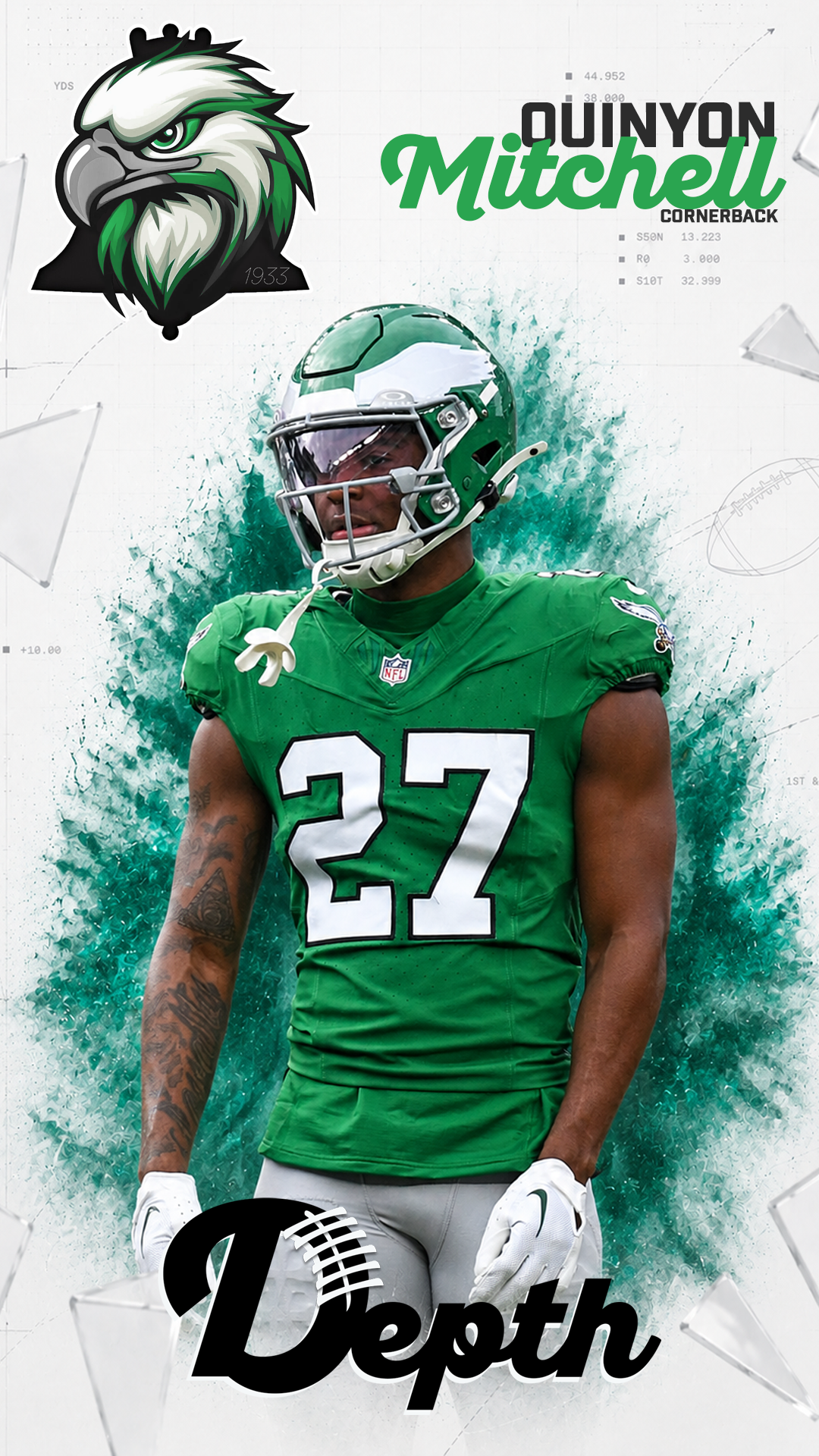 Quinyon Mitchell Player Profile