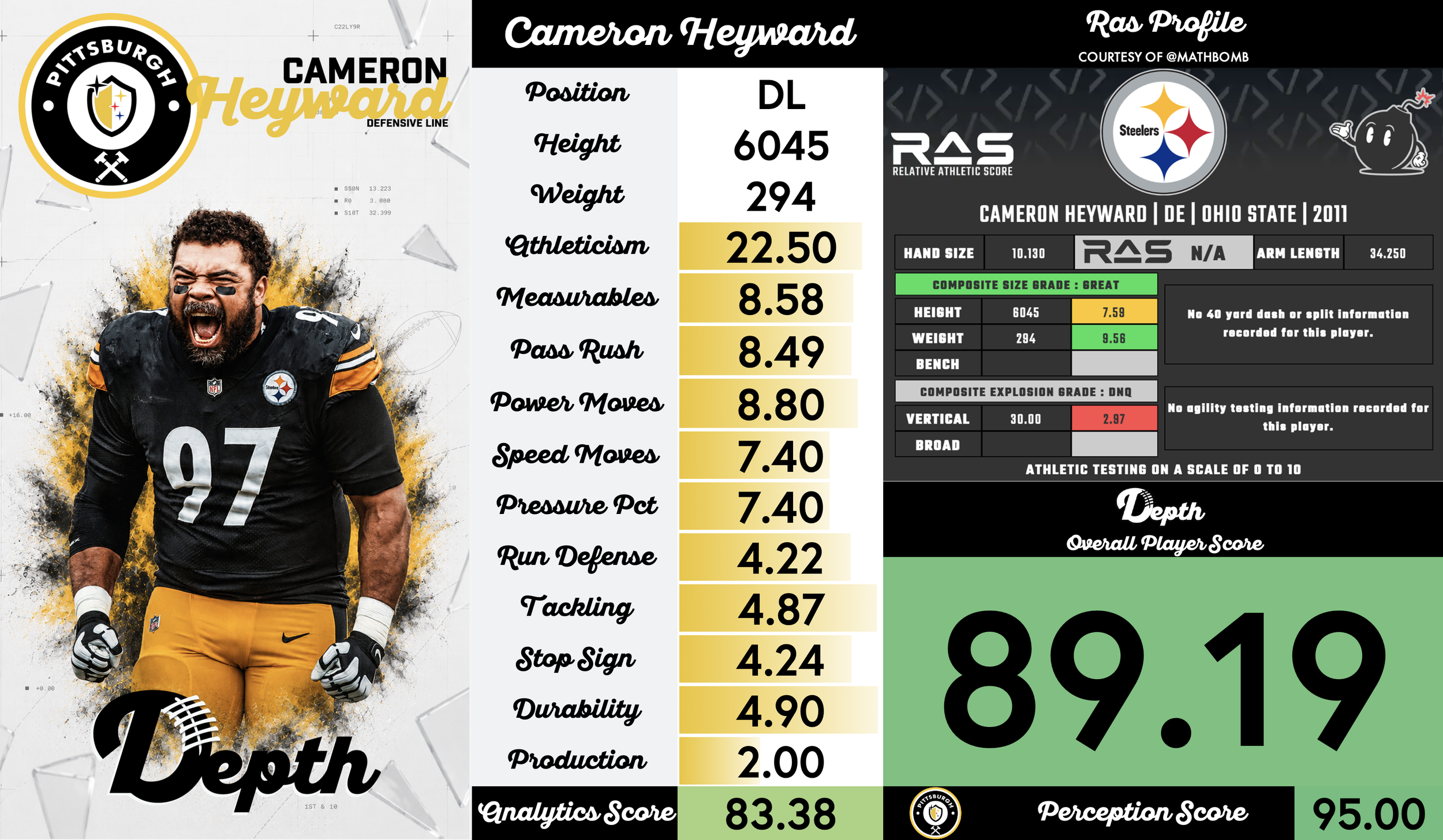 Cam Heyward Player Profile