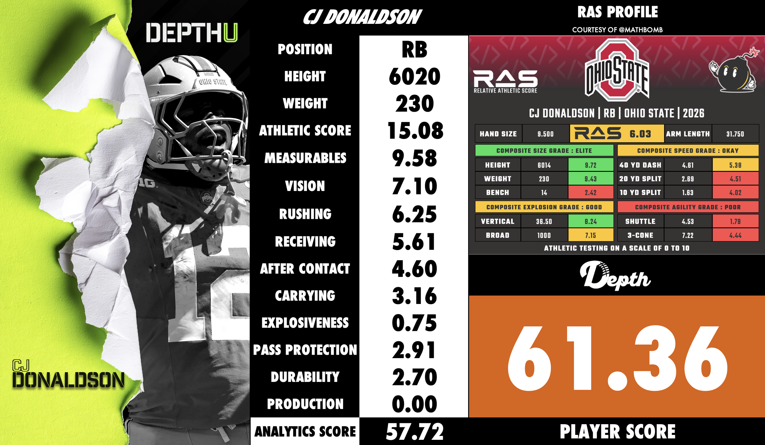 CJ Donaldson Player Profile