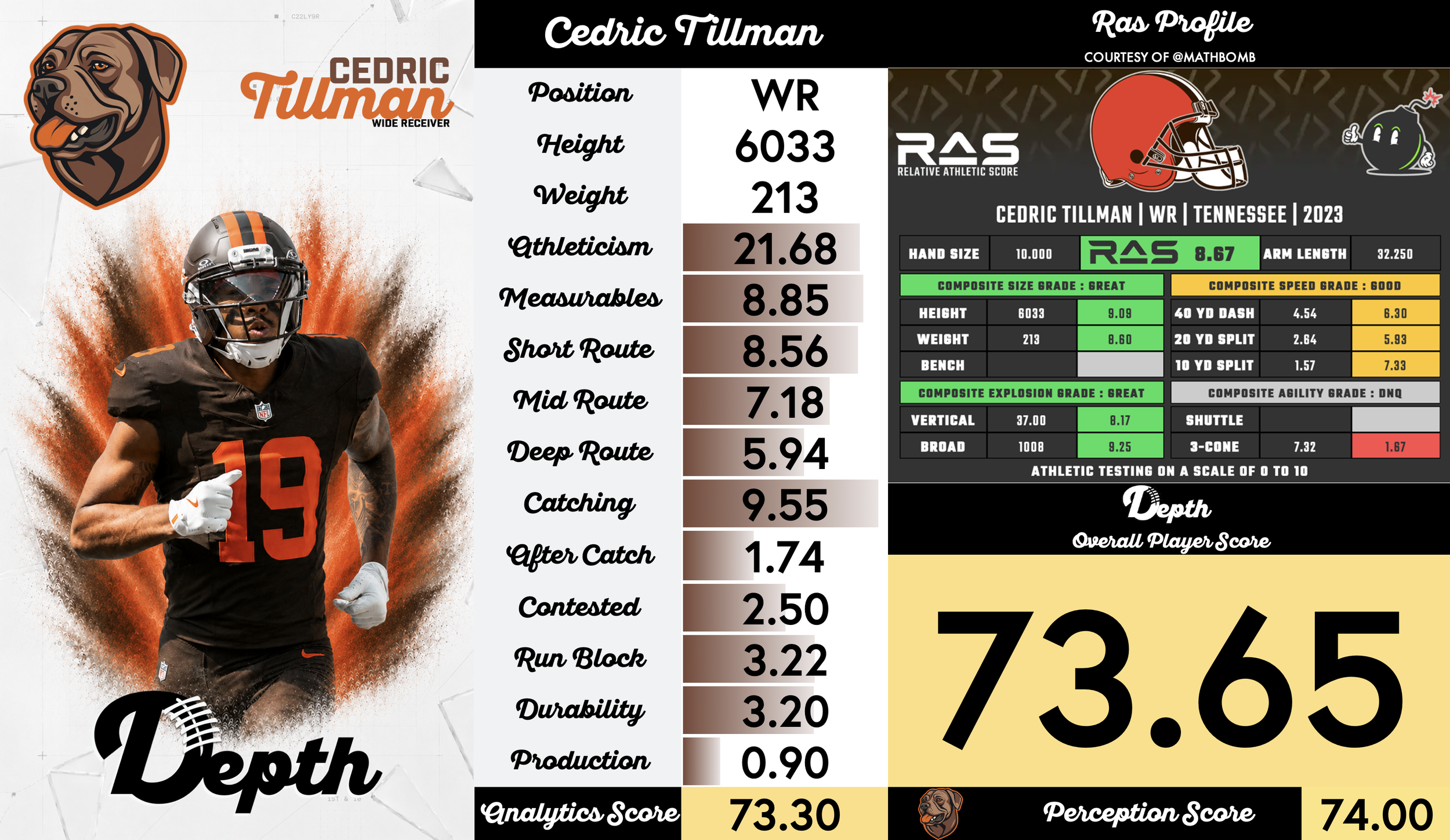 Cedric Tillman Player Profile