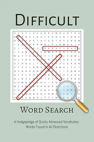 Challenge Your Mind with Our Difficult Word Search Puzzle Book