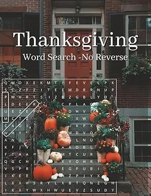 Thanksgiving Feast Word Search: A Fun and Easy Holiday Puzzle Book