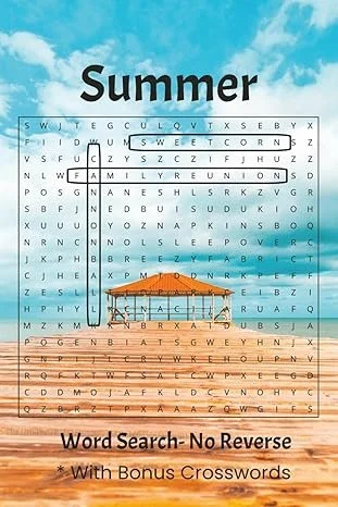 Summer Word Search Fun: Relax, Play, and Challenge Your Mind