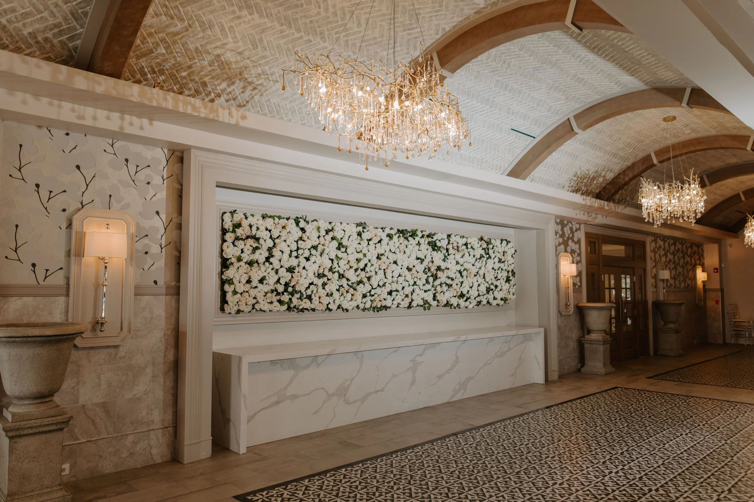 Private suite options for event hosting at Villa Venezia in Hudson Valley