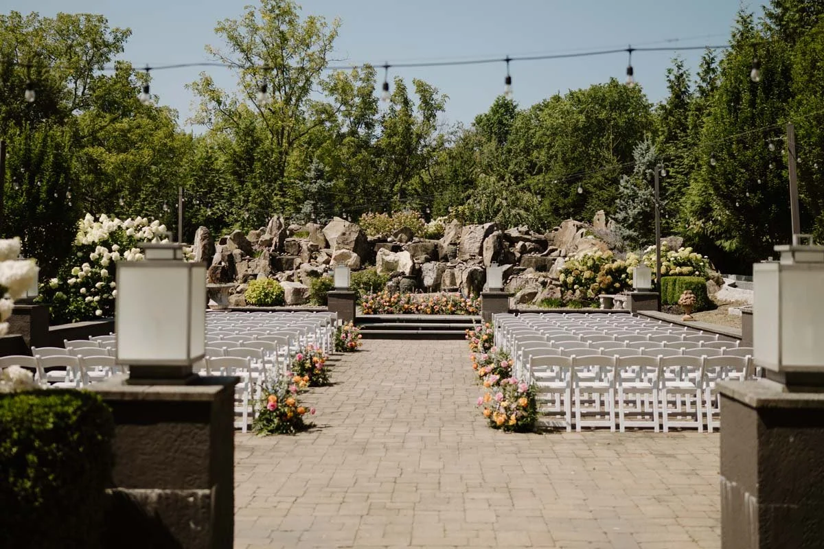 Outdoor Hudson Valley ceremony space