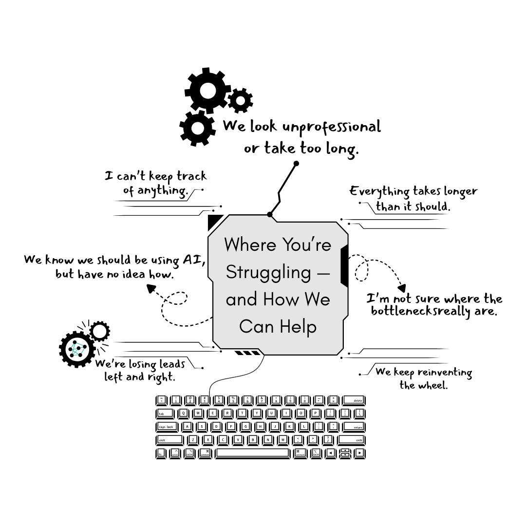 Black and white line drawing of a cat with a long tail, sitting upright and facing forward.