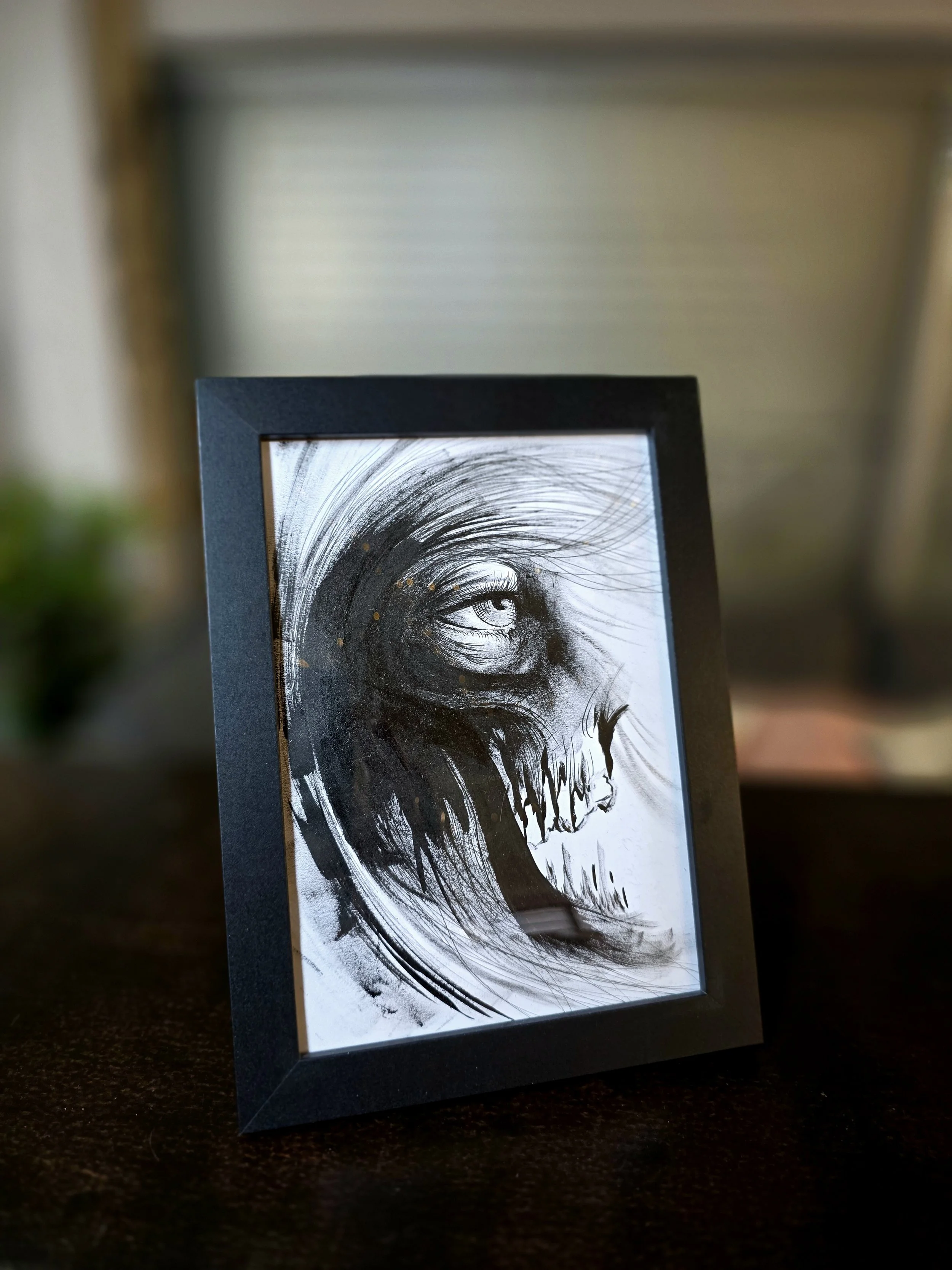 A5 sized Painting - "Inside"