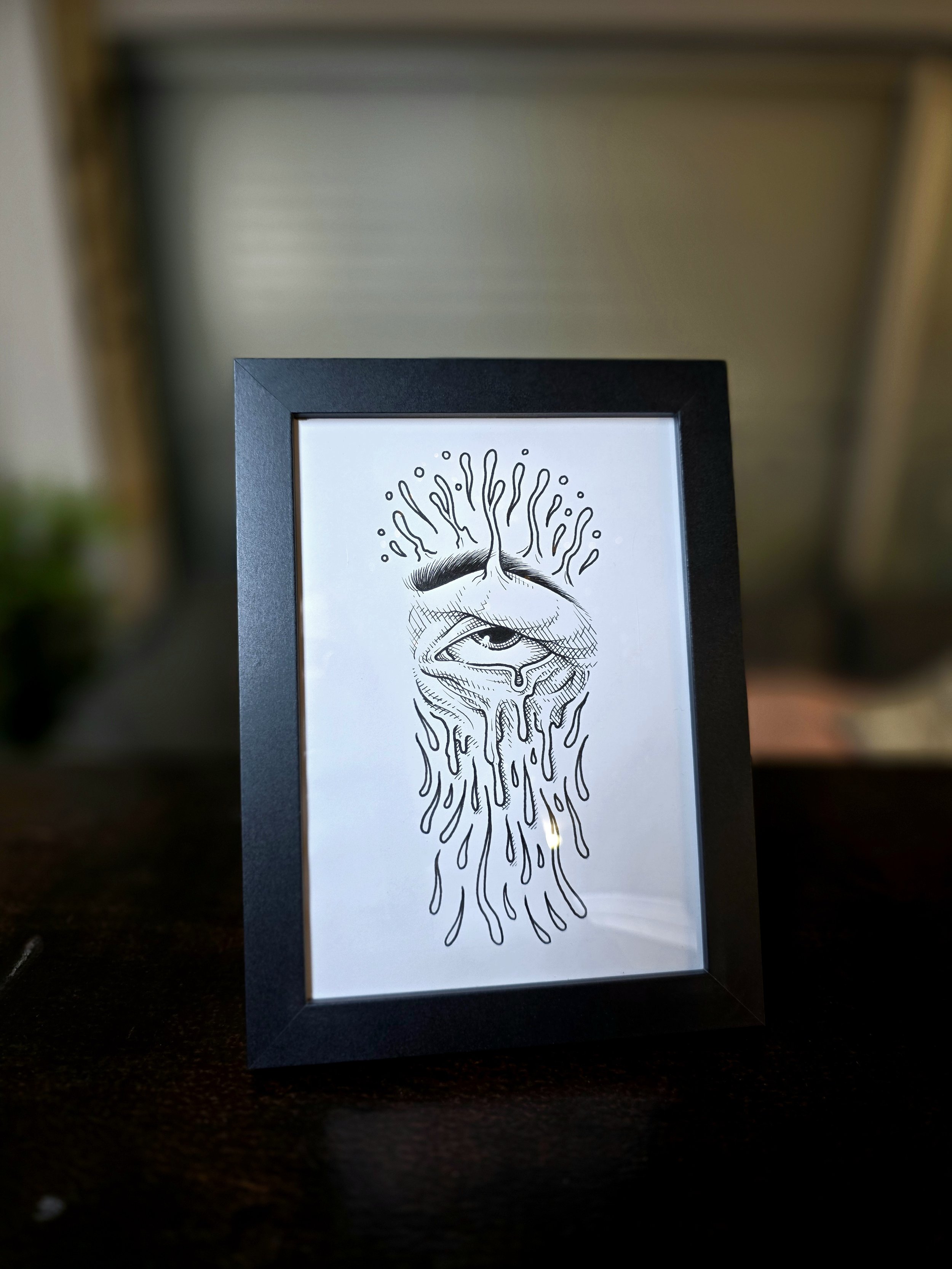 A5 sized Painting - "Falling Away"
