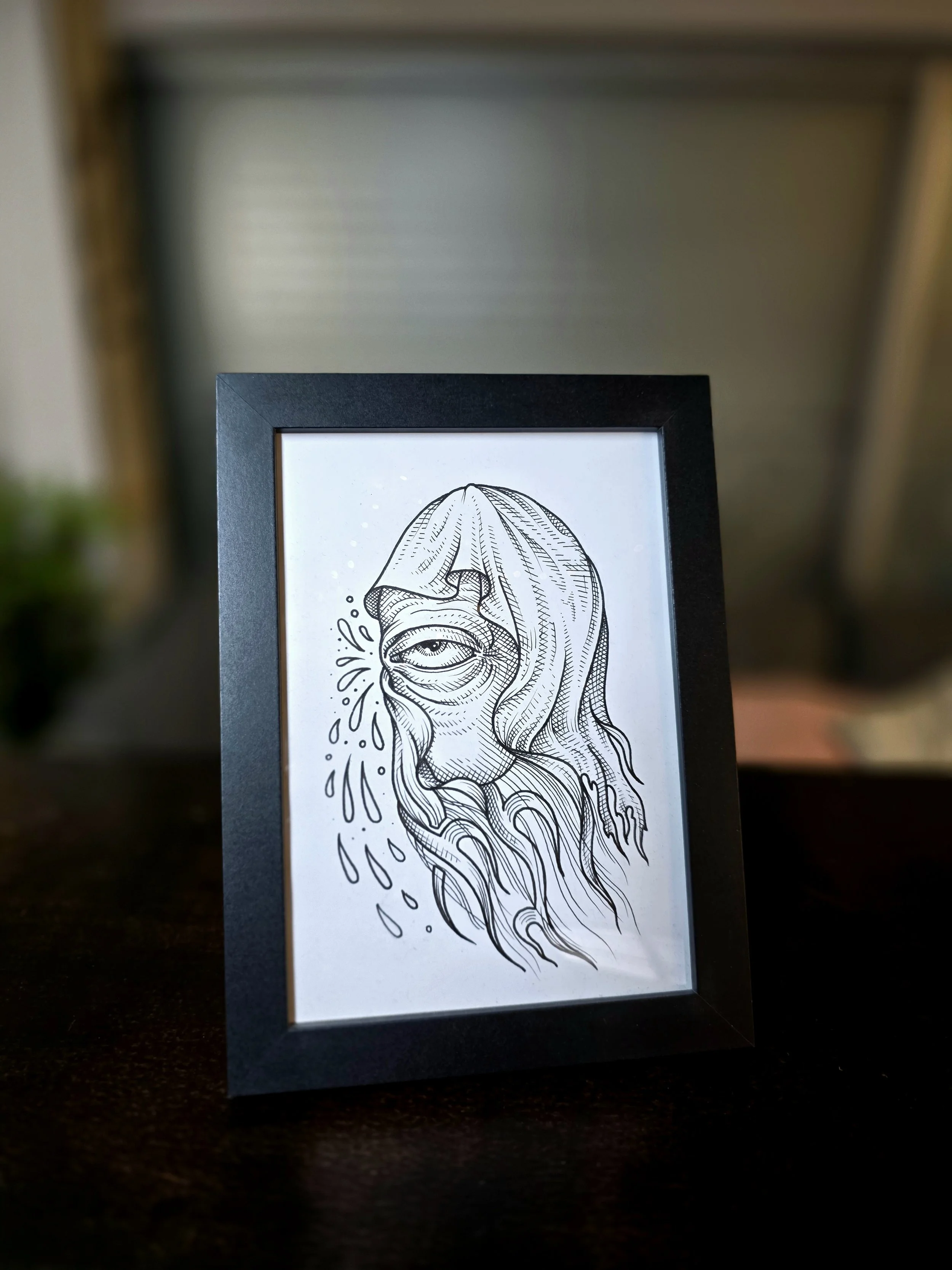 A5 sized Painting - "Traitor"