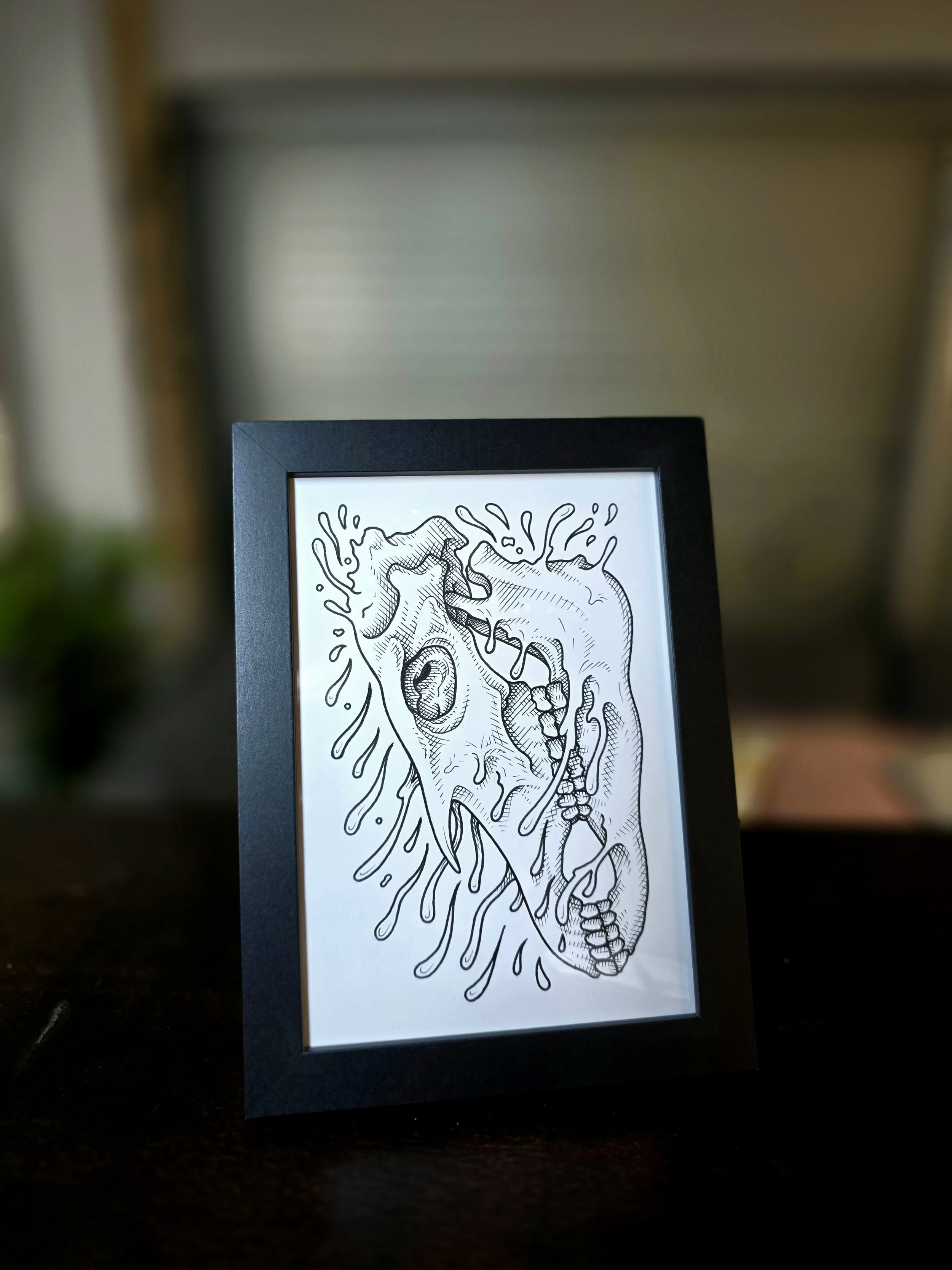 A5 sized Painting - "Lihe Sf"