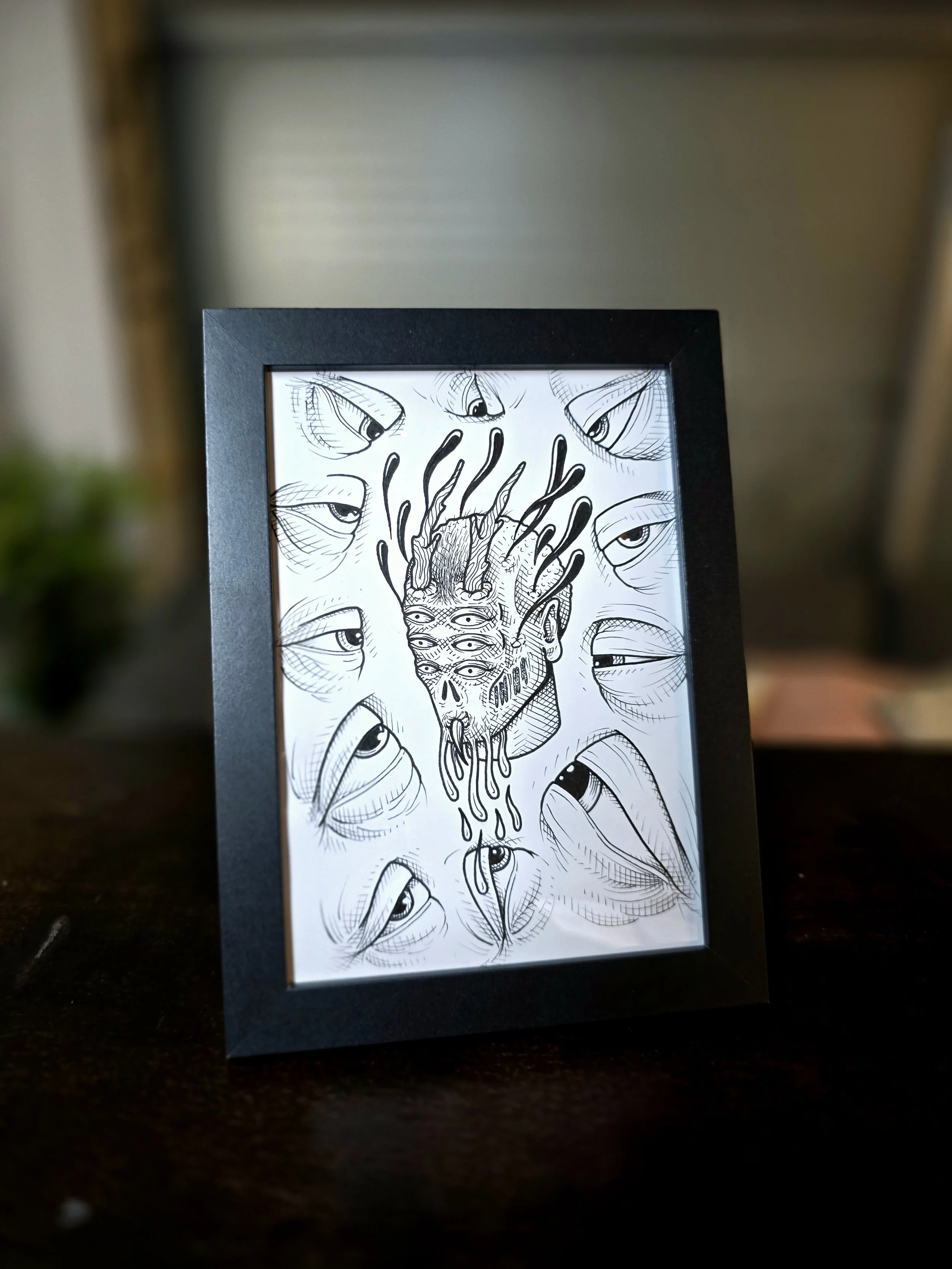 A5 sized Painting - "Unrecognisable"