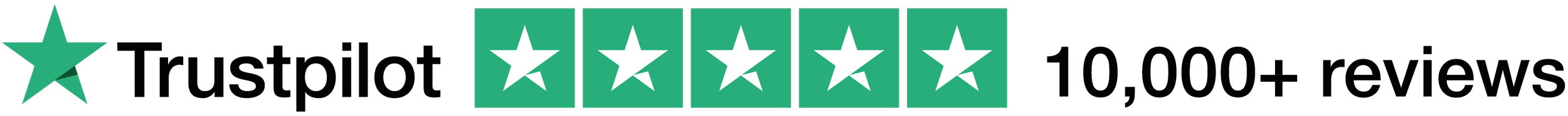 5-star Trustpilot rating