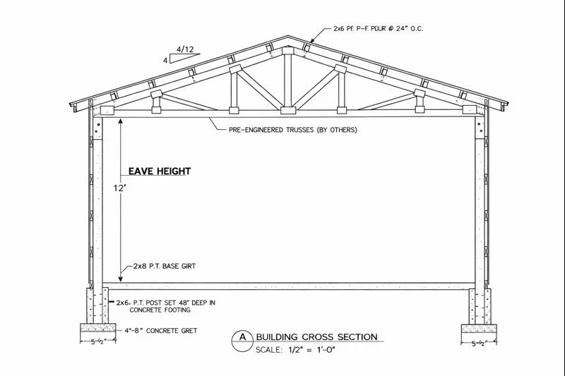 What Eave Height Means and Why It Matters in Pole Barn Construction