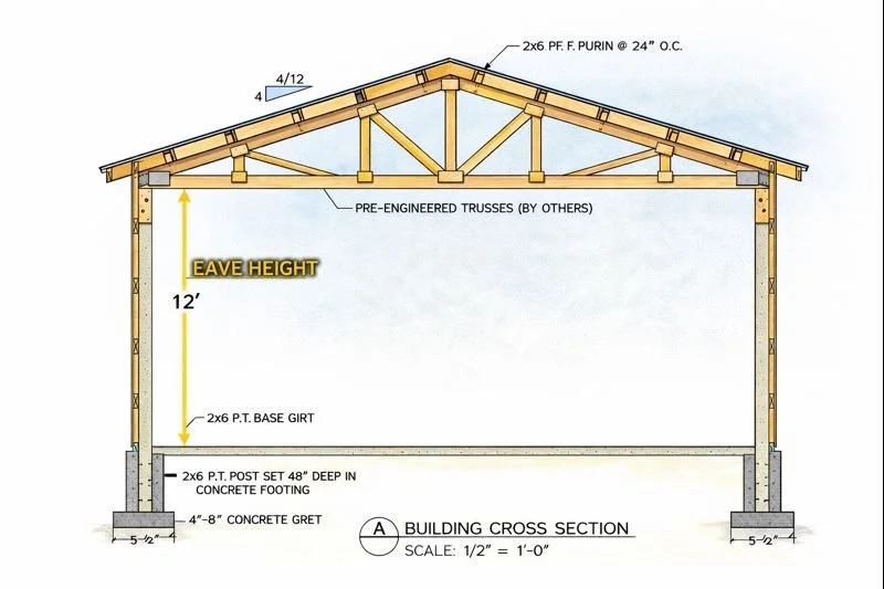 How Eave Height Affects Cost, Engineering, and Long Term Value