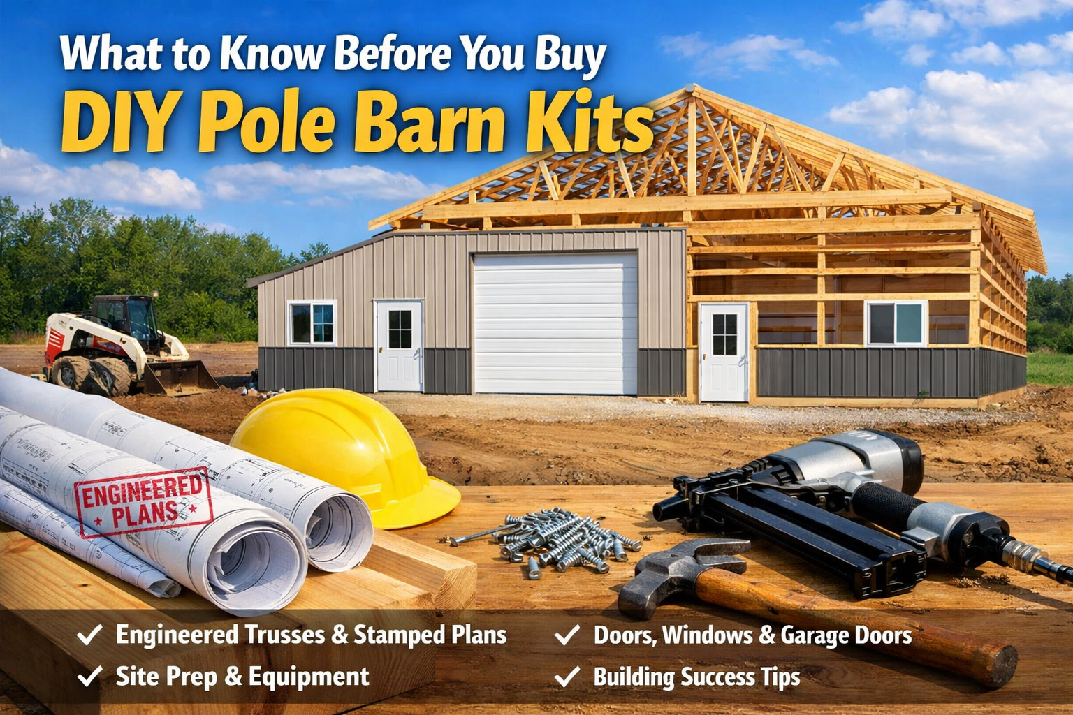 What to Know Before You Buy DIY Pole Barn Kits