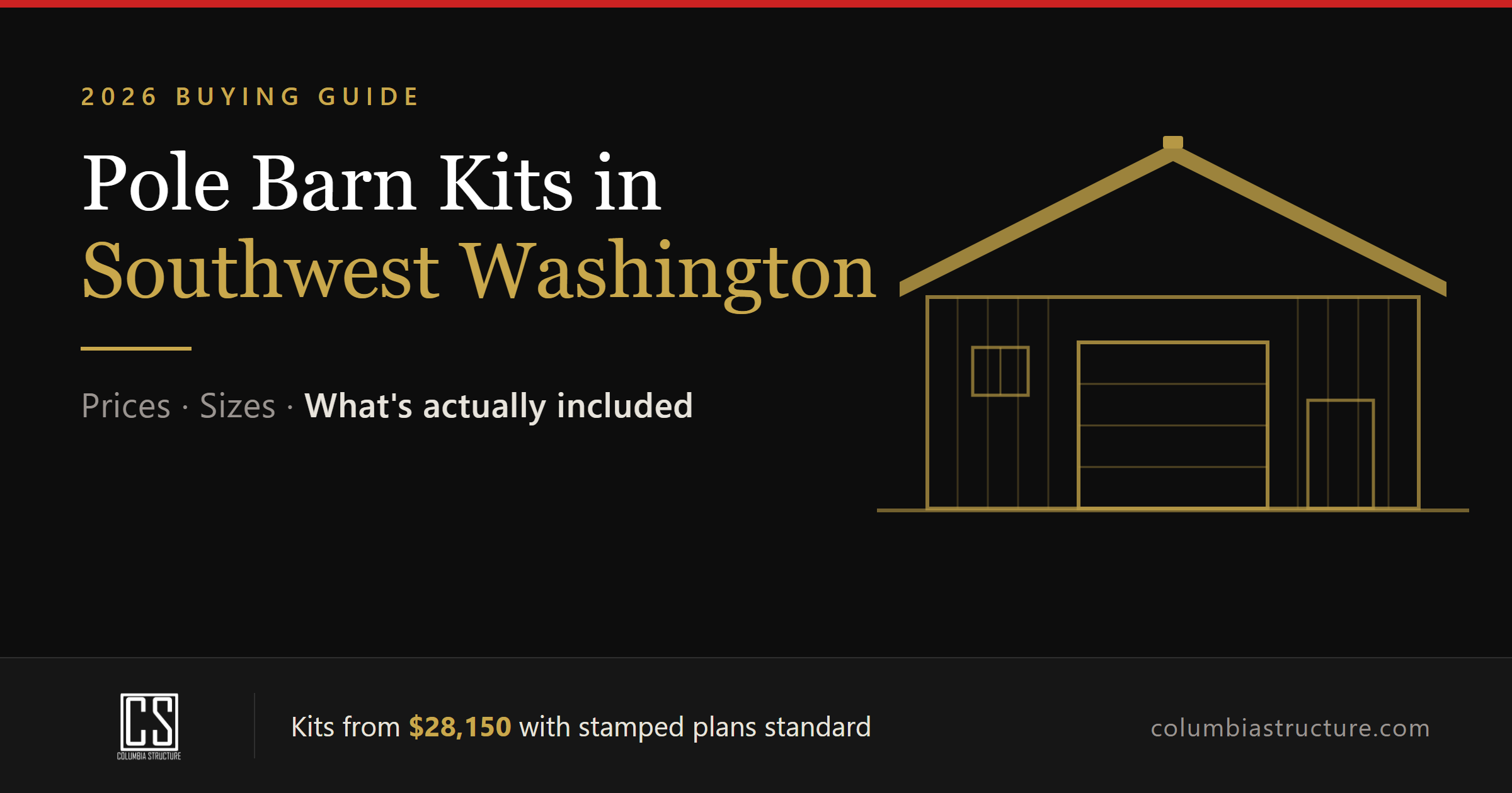 Pole Barn Kits in Southwest Washington 2026: Prices, Sizes, and What's Included