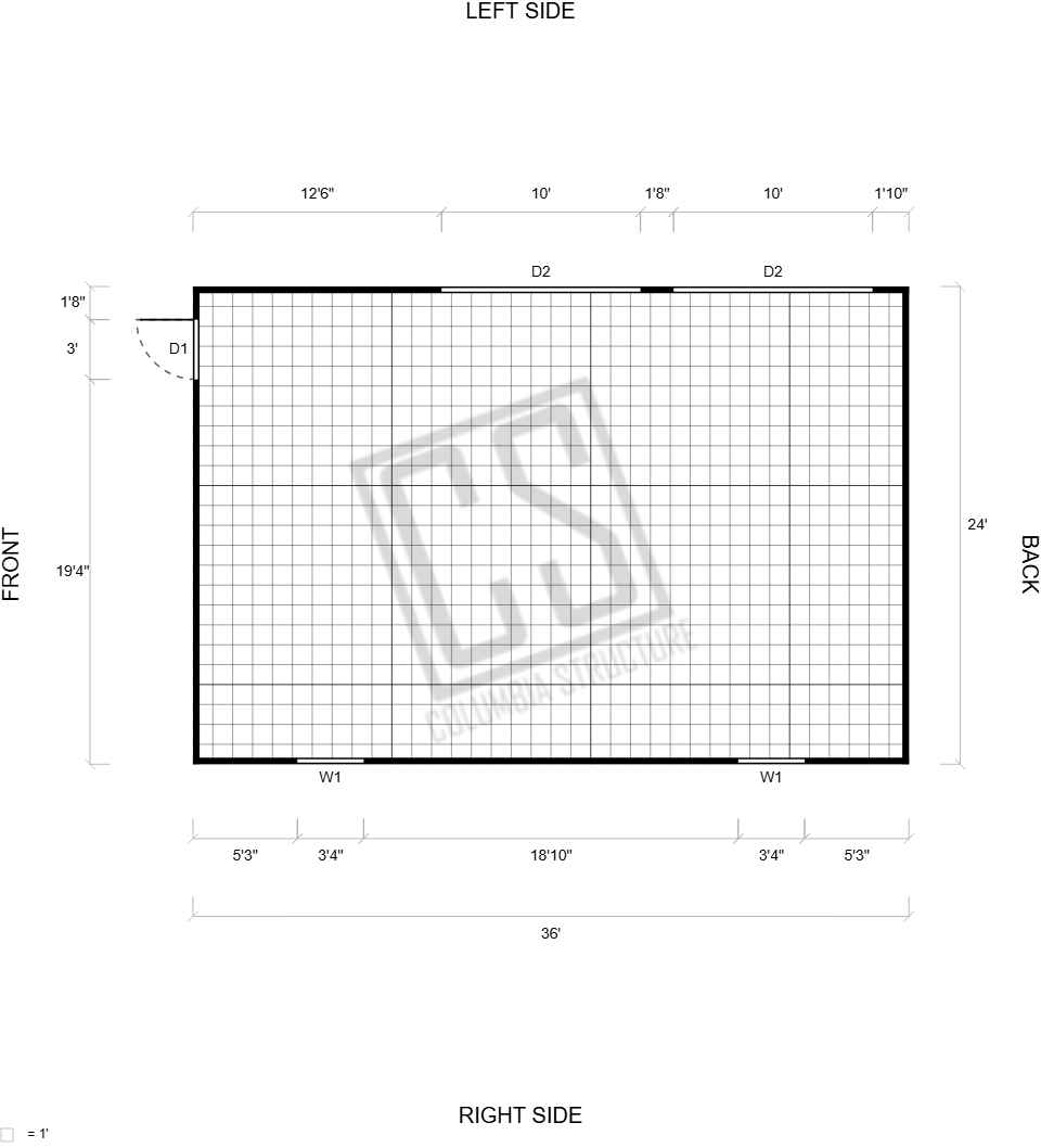 24x36x12 - Plan - Columbia Structure.png