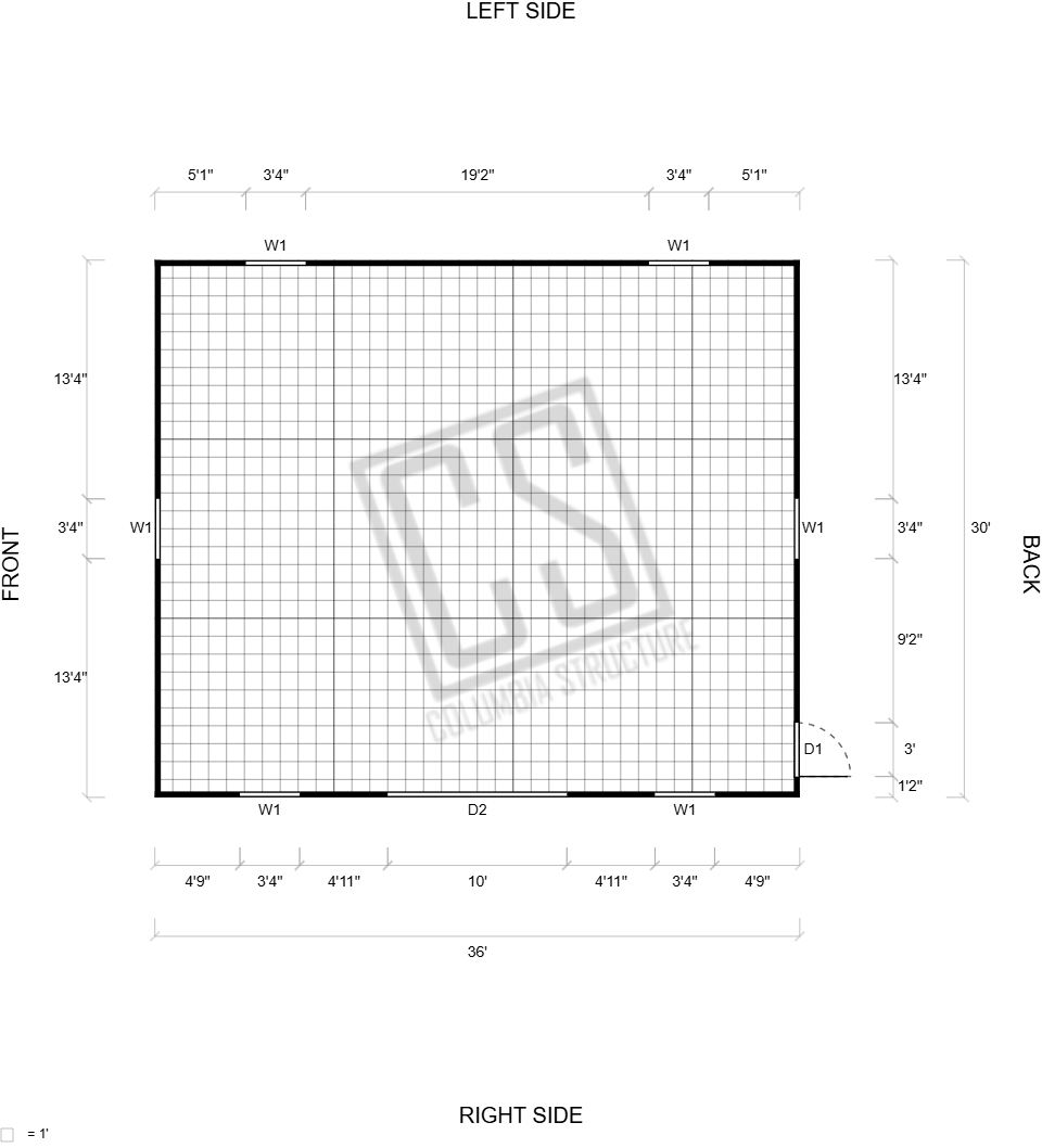 30'x36'x14 - Plan - Columbia Structure.png