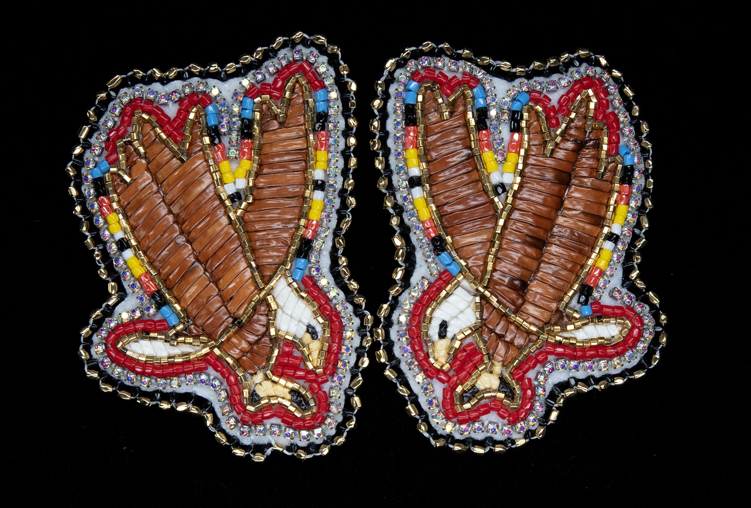 Sacred Flight: Eagle Quillwork Earrings