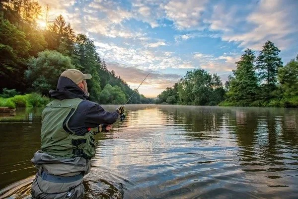 Lake and fishing