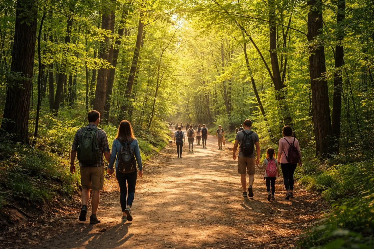 Walking the trails at Warner Reserve