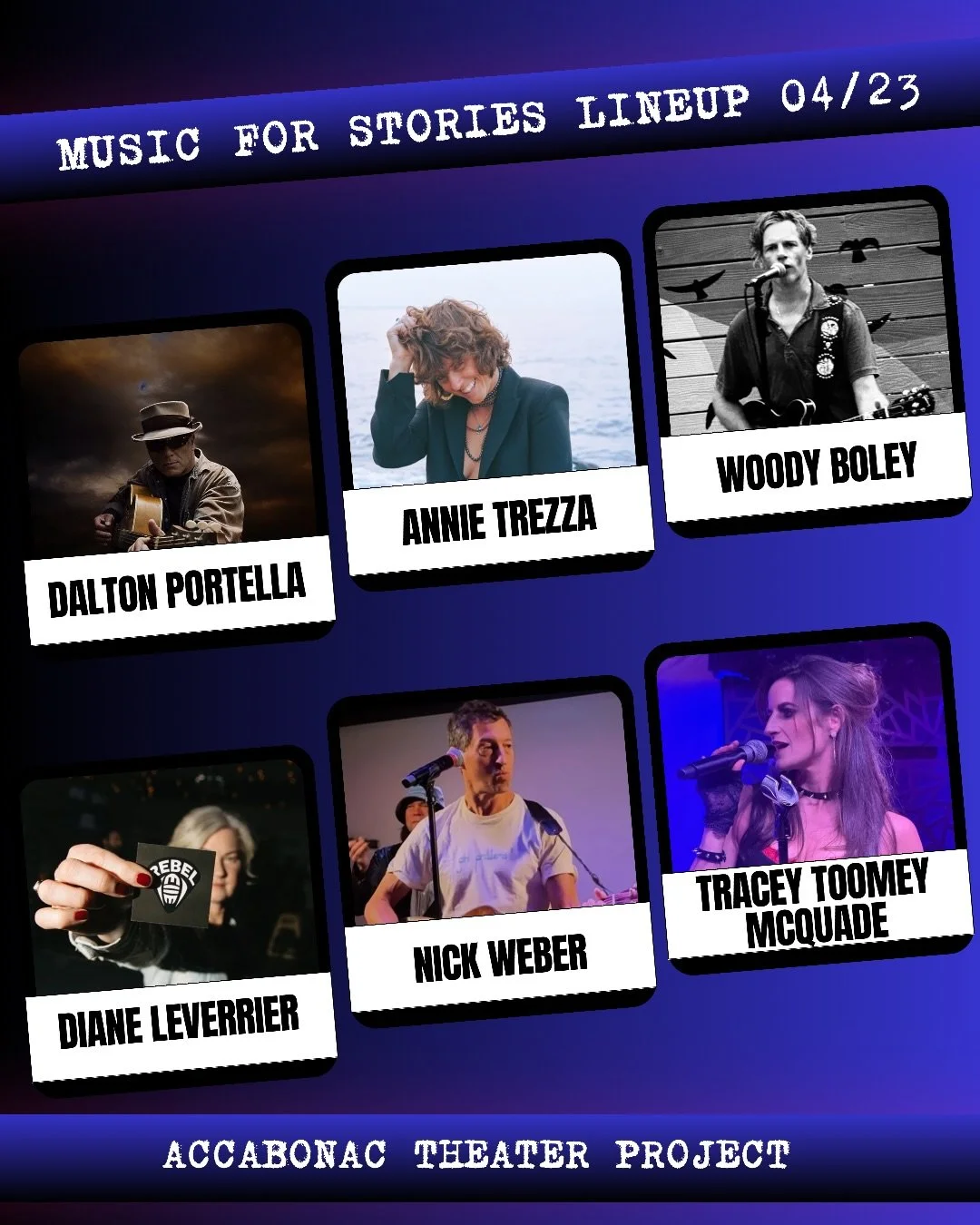 We can&rsquo;t wait for this one 🎶
Join us Thursday, April 23rd at The Stephen Talkhouse for a night of live music, art, and community in support of Accabonac Theater Project!