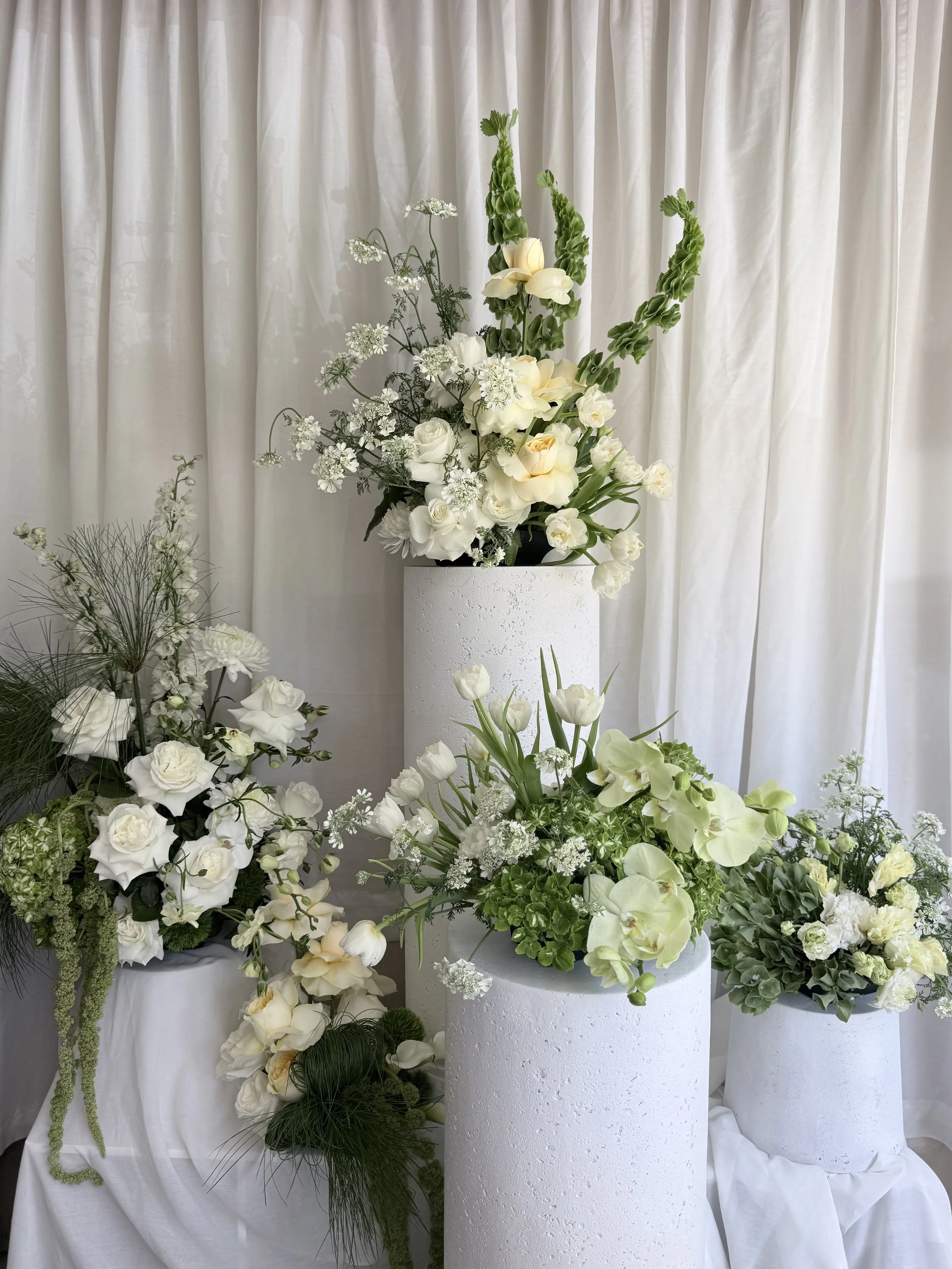 Rehearsal Dinner Flowers in Charlotte NC | Whimsical Centerpieces &amp; Modern Floral Design
