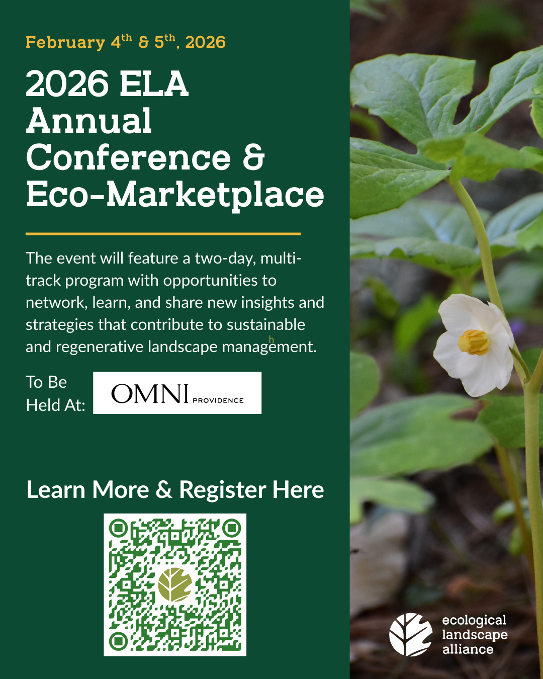 ELA’s 32nd Annual Conference & Eco-Marketplace