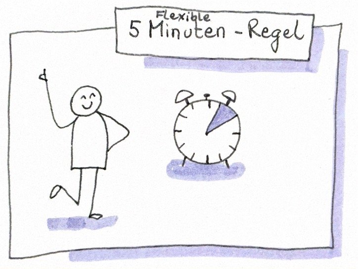 Endlich ins Tun kommen: Die flexible 5-Minuten-Regel