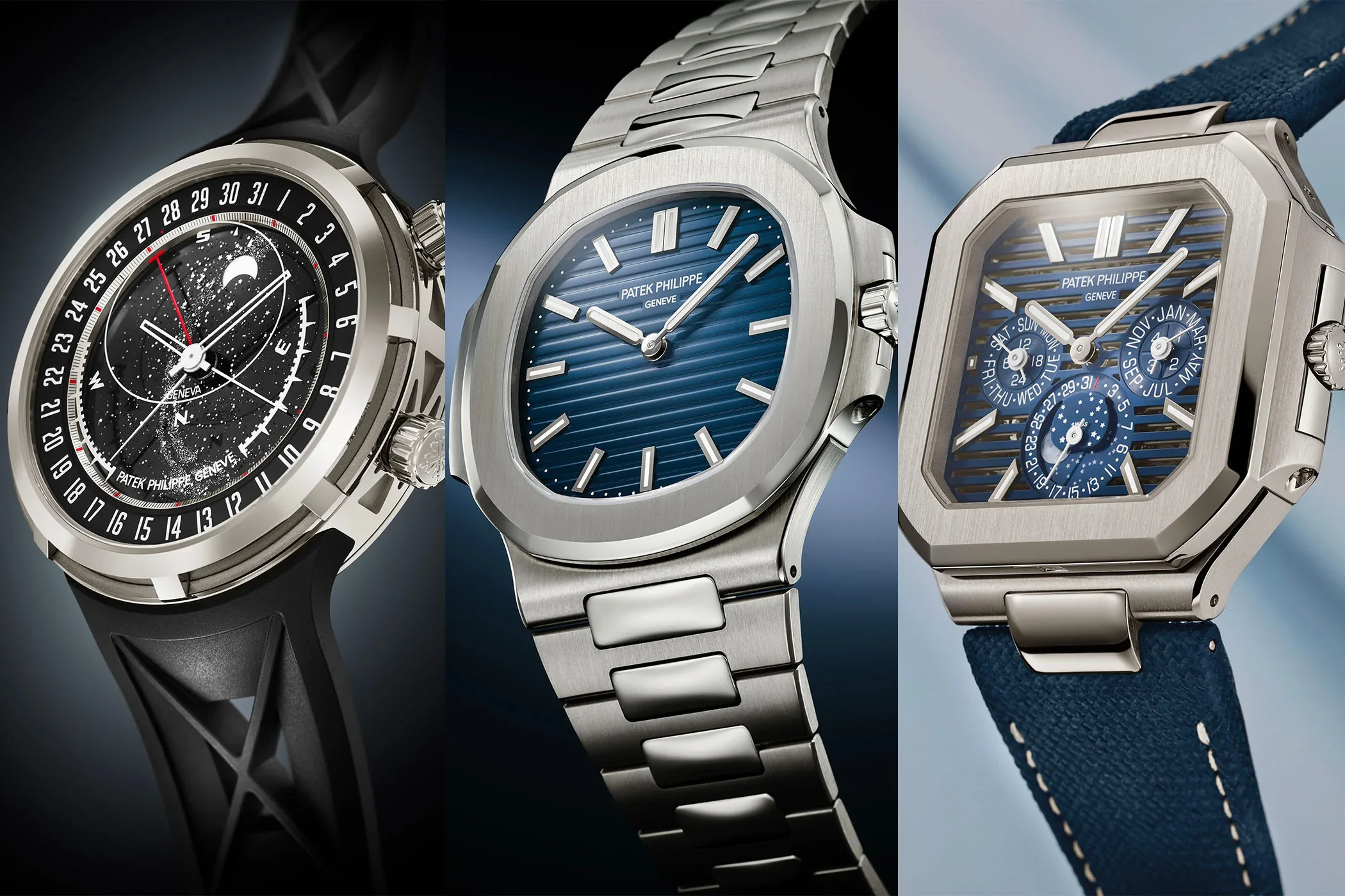 Patek Philippe Celestial, Nautilus 50th Anniversary and Cubitus perpetual calendar watches from Watches and Wonders 2026