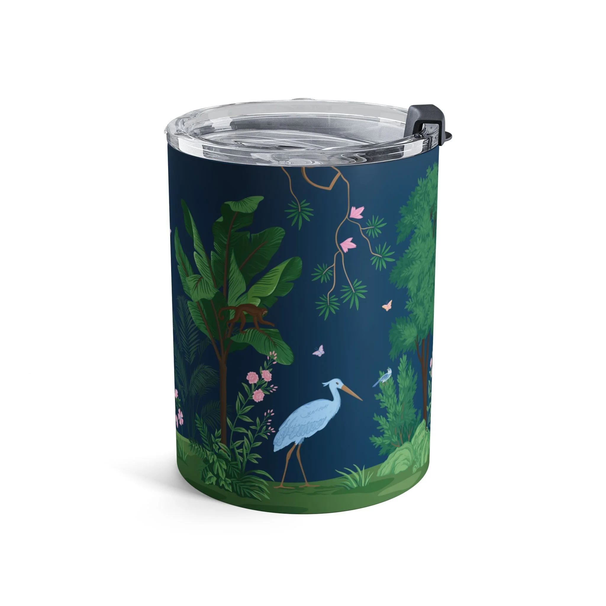 Blue Palm Grove Lowball Tumbler