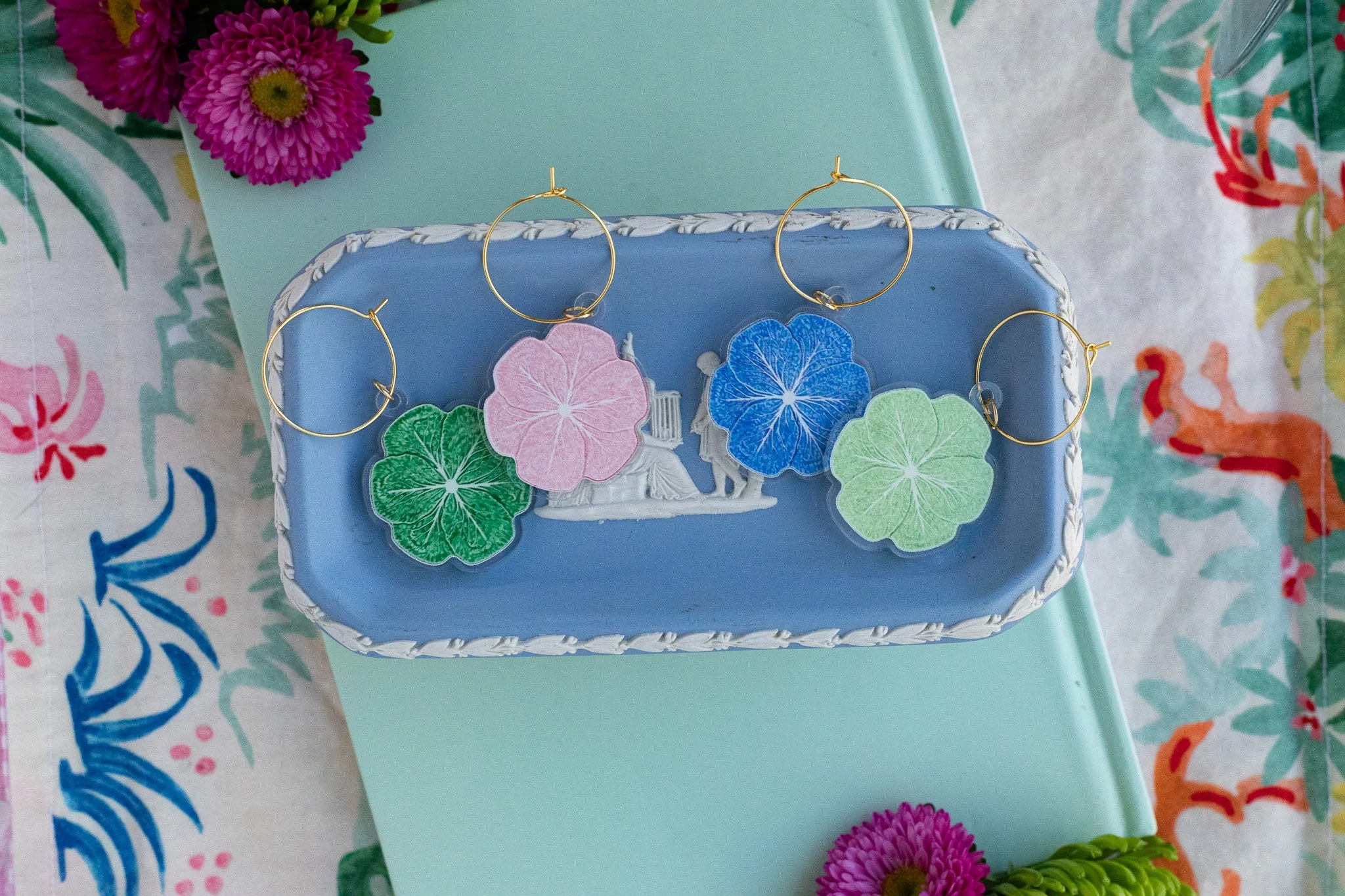 Cabbage Plate Drink Charms