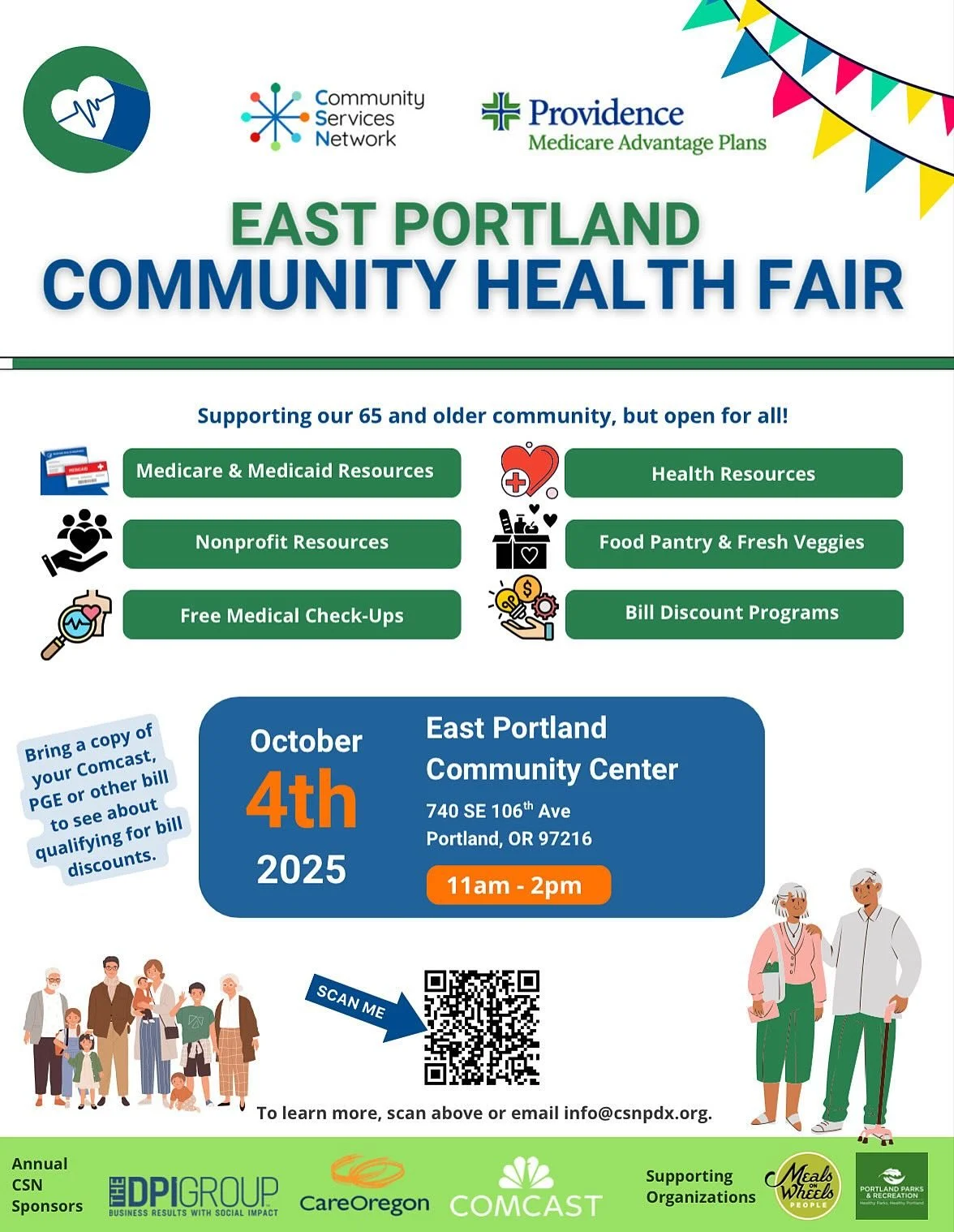 ✨ We&rsquo;re just about 3 weeks away from this fair! ✨
We can&rsquo;t wait to see you all at East Portland Community Center! 
👉 Swipe to check out the flyers in multiple languages and share with your community!