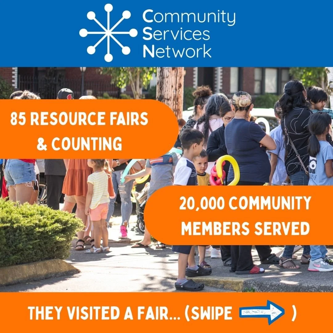 At our most recent resource fair, hundreds of neighbors walked through our doors. They didn't just walk into a building. They walked into a community that cares.

They left with:
- Healthcare enrollment
- Bags of groceries
- Educational resources
- T