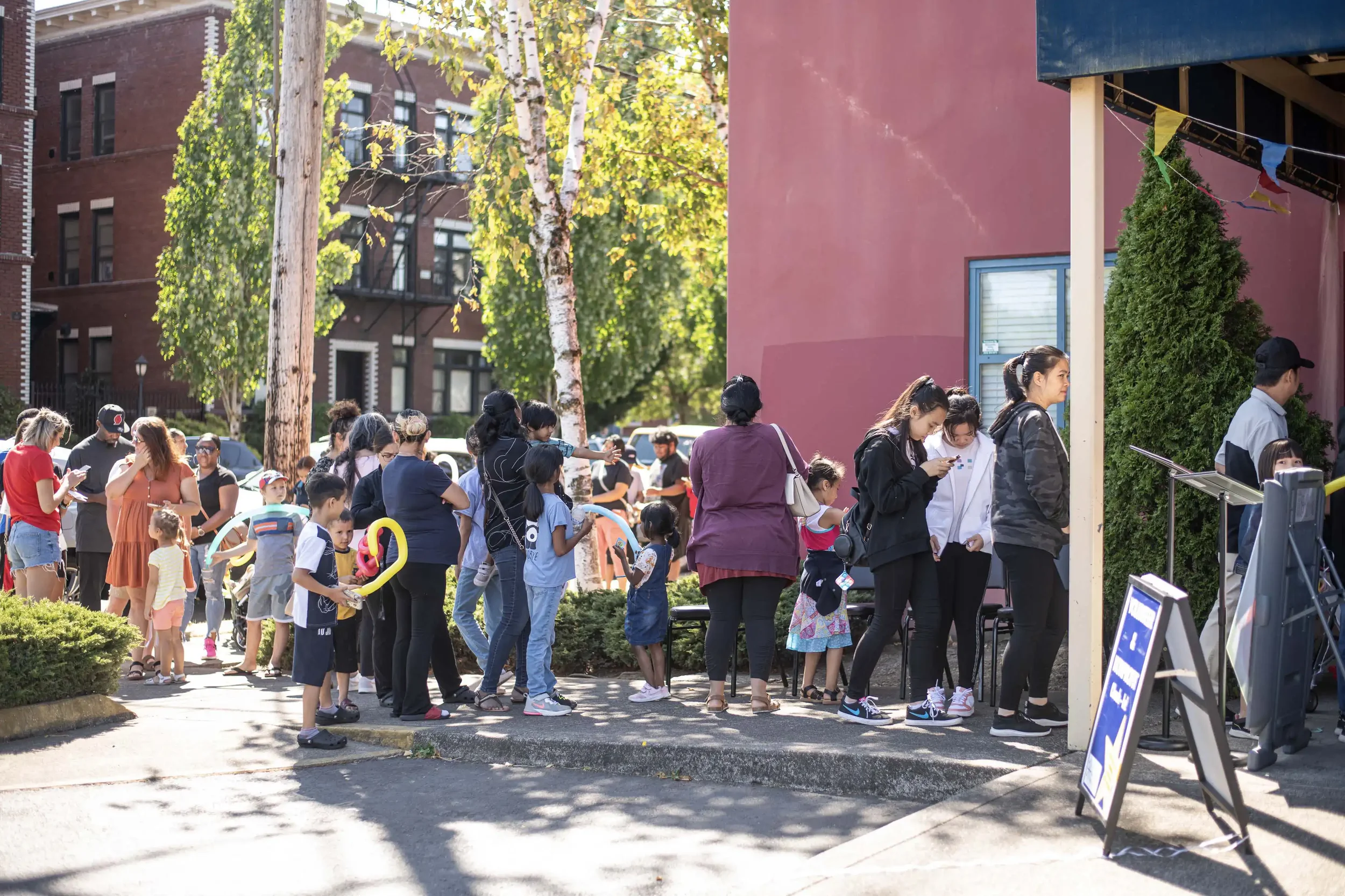 Attendees at Community Resource Fair