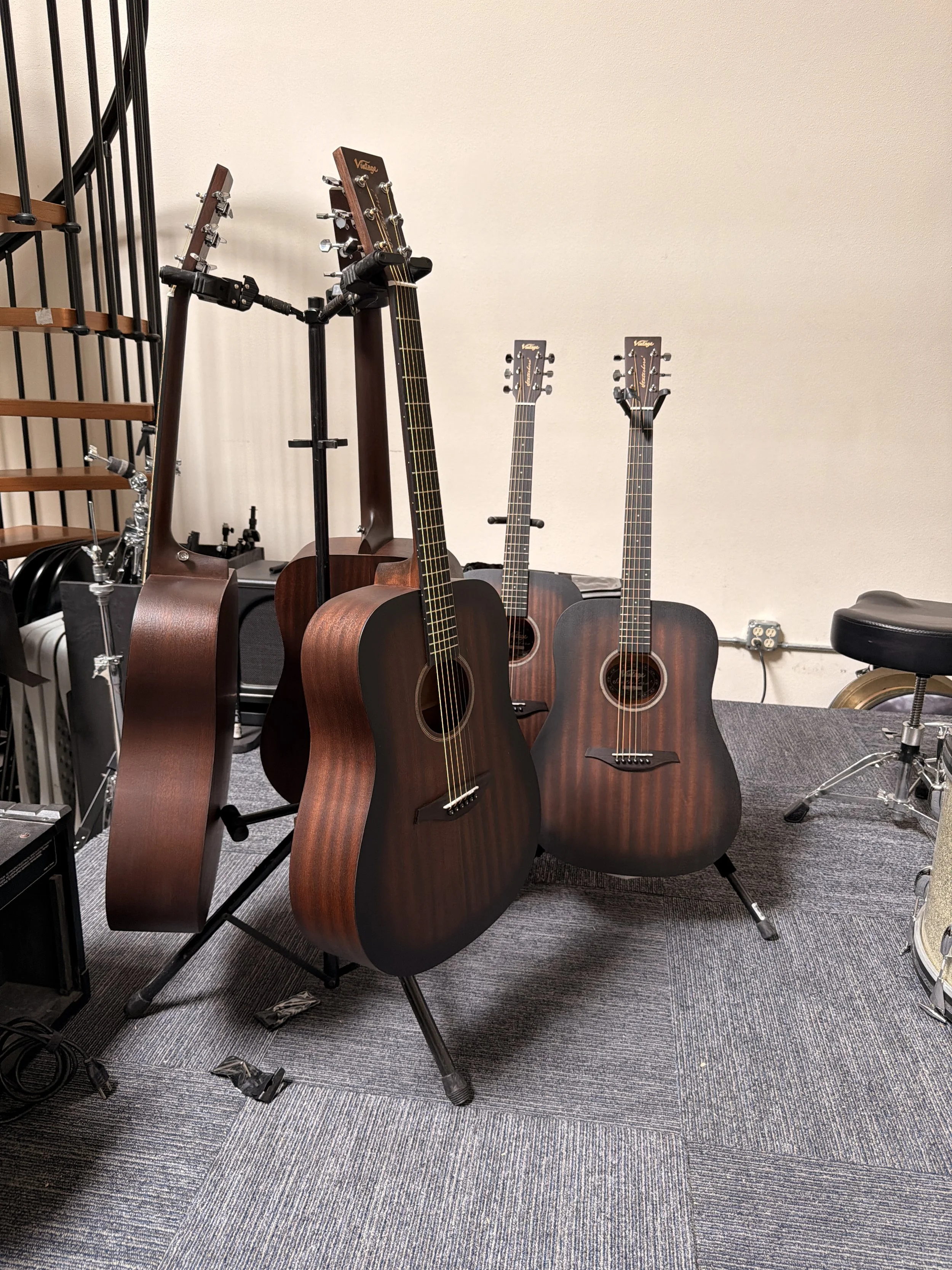 Young Musicians Receive New Guitars