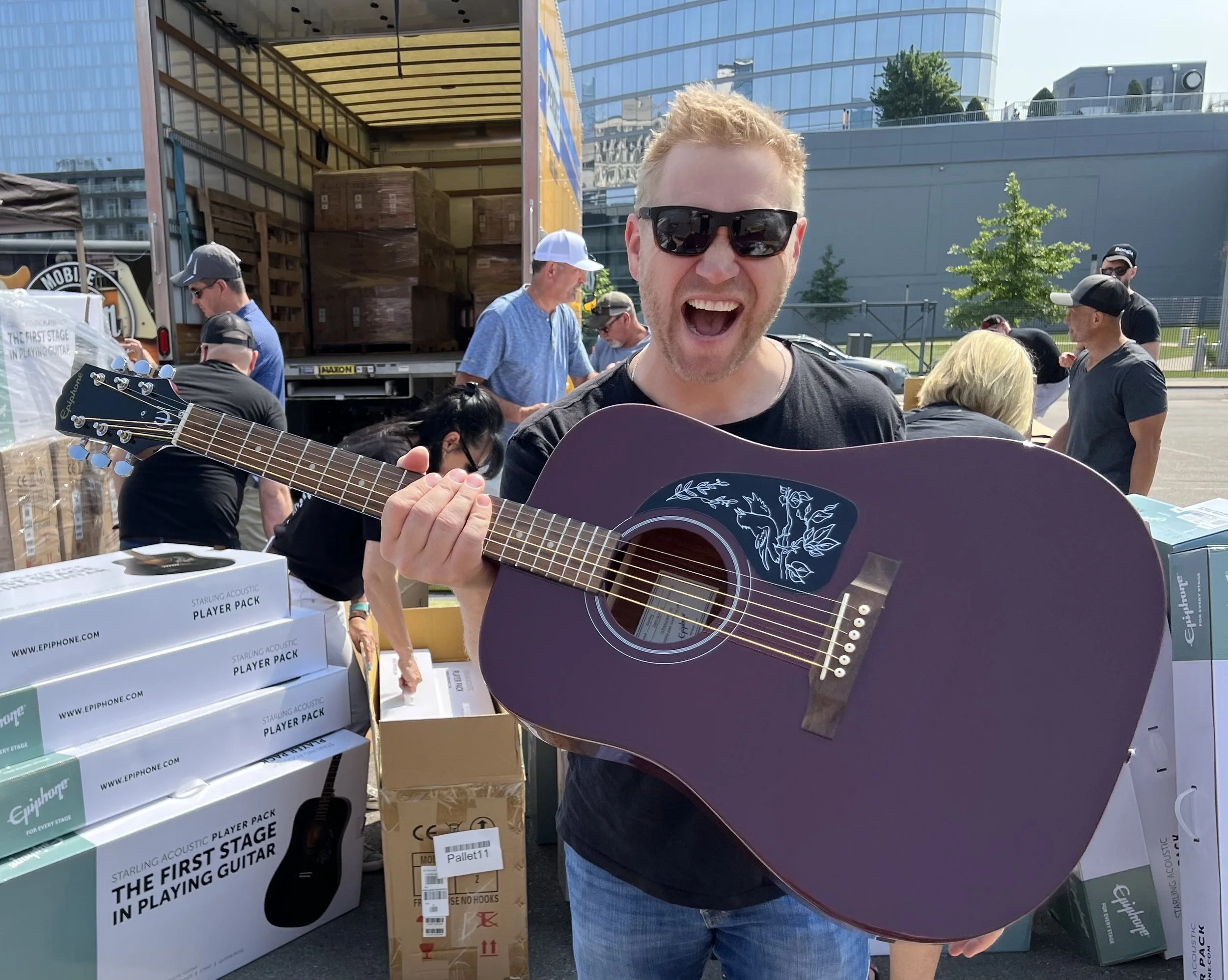 Nick Hoffman Free Guitars 4 Kids