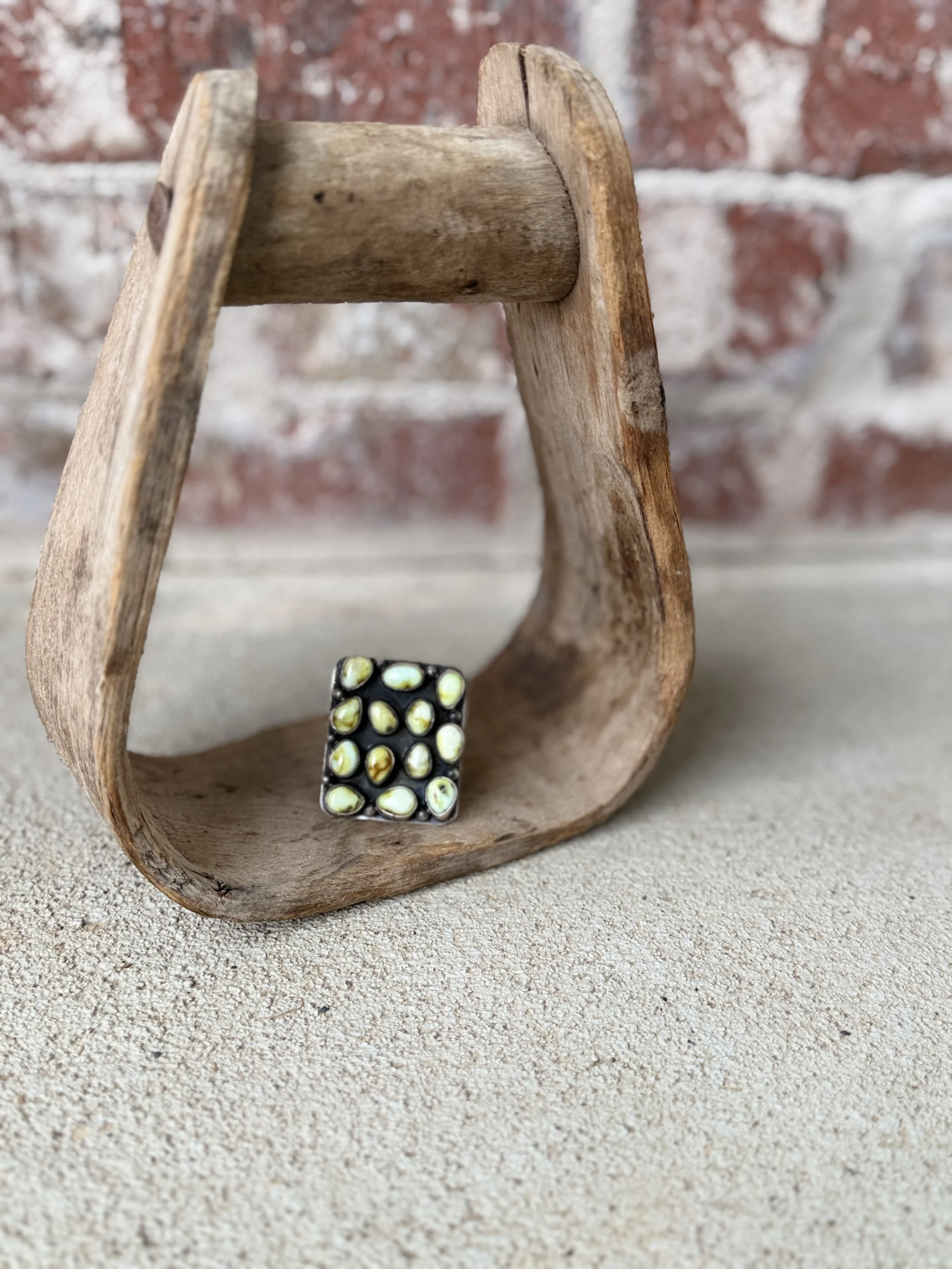 Palomino Cluster Ring Size 8