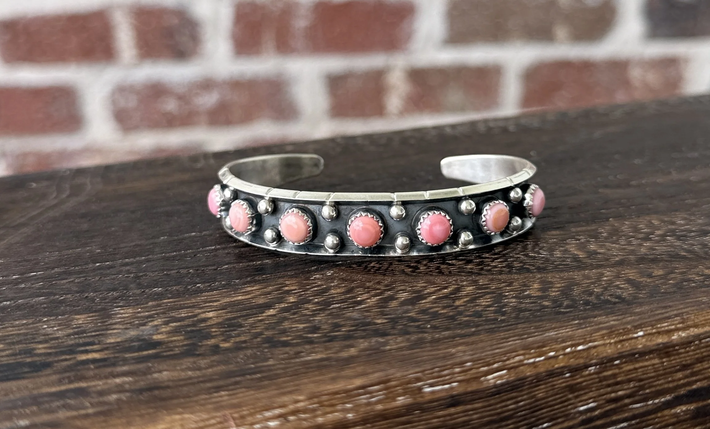 Pink Conch Bracelet