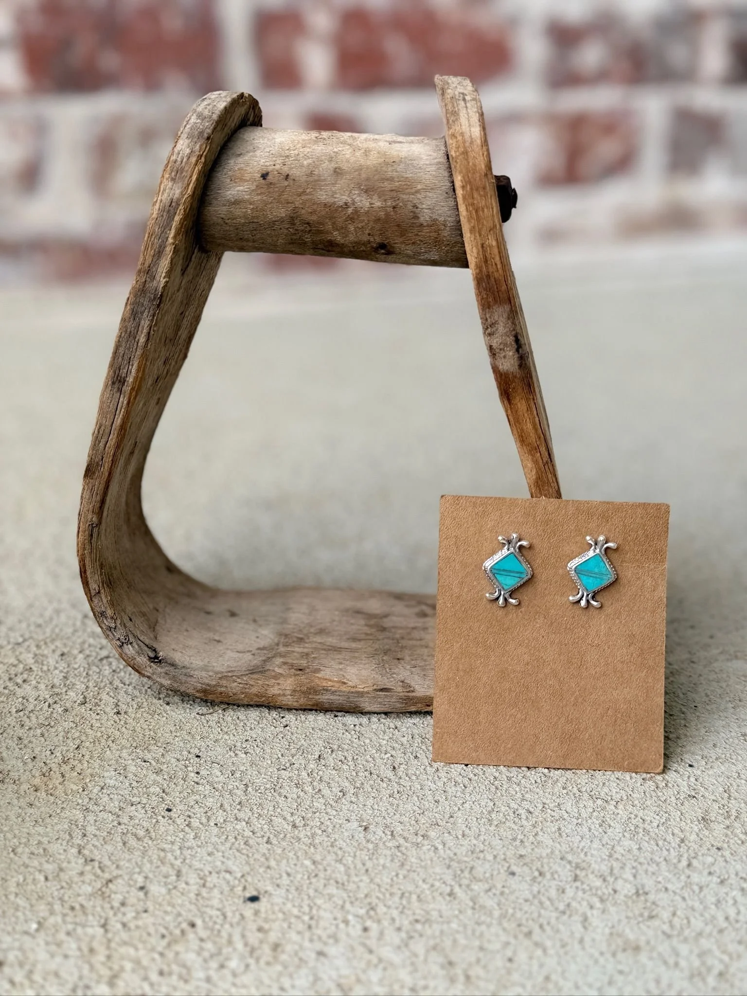 Inlay Diamond Earrings