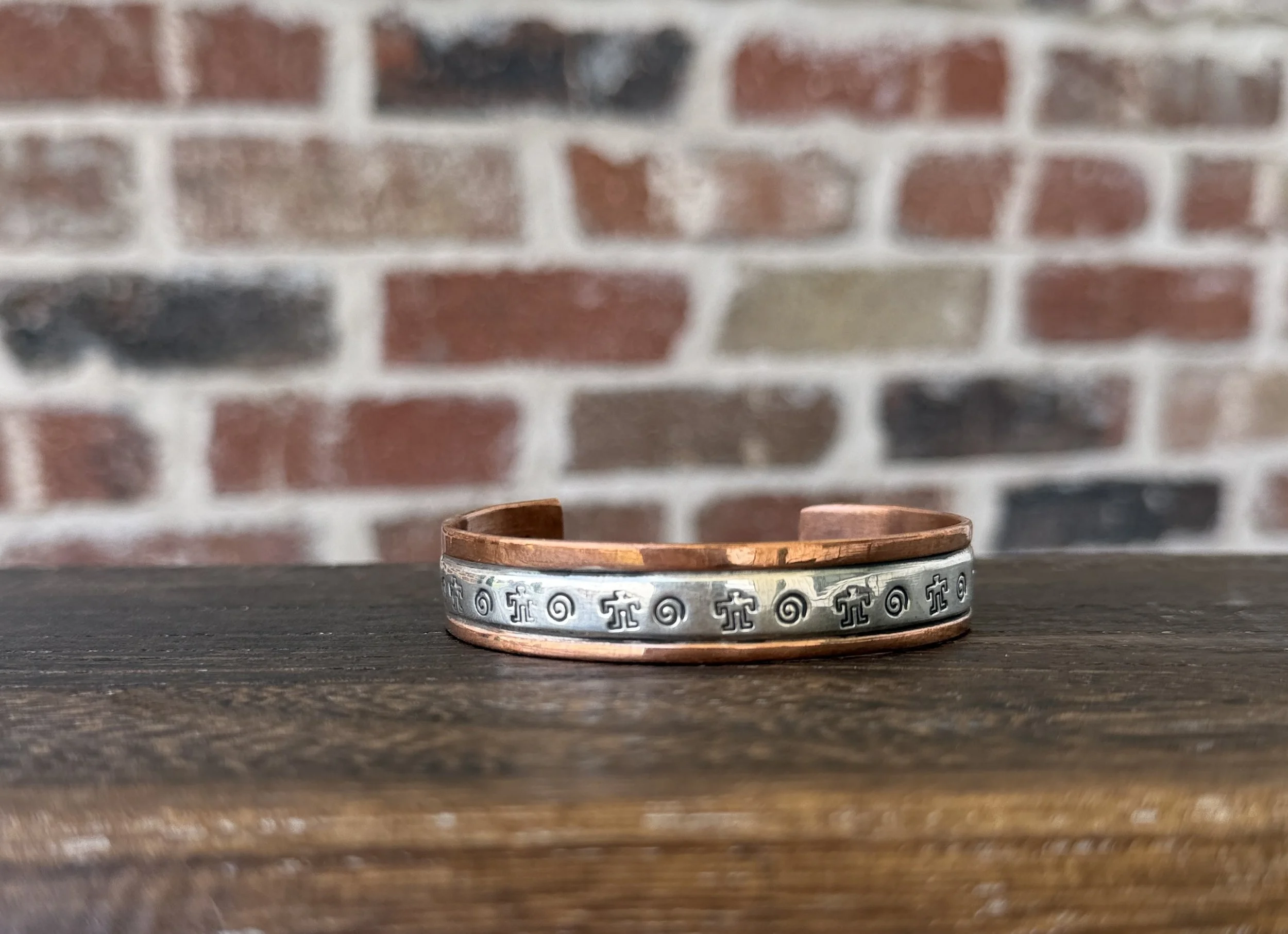 Silver and Copper Bracelet