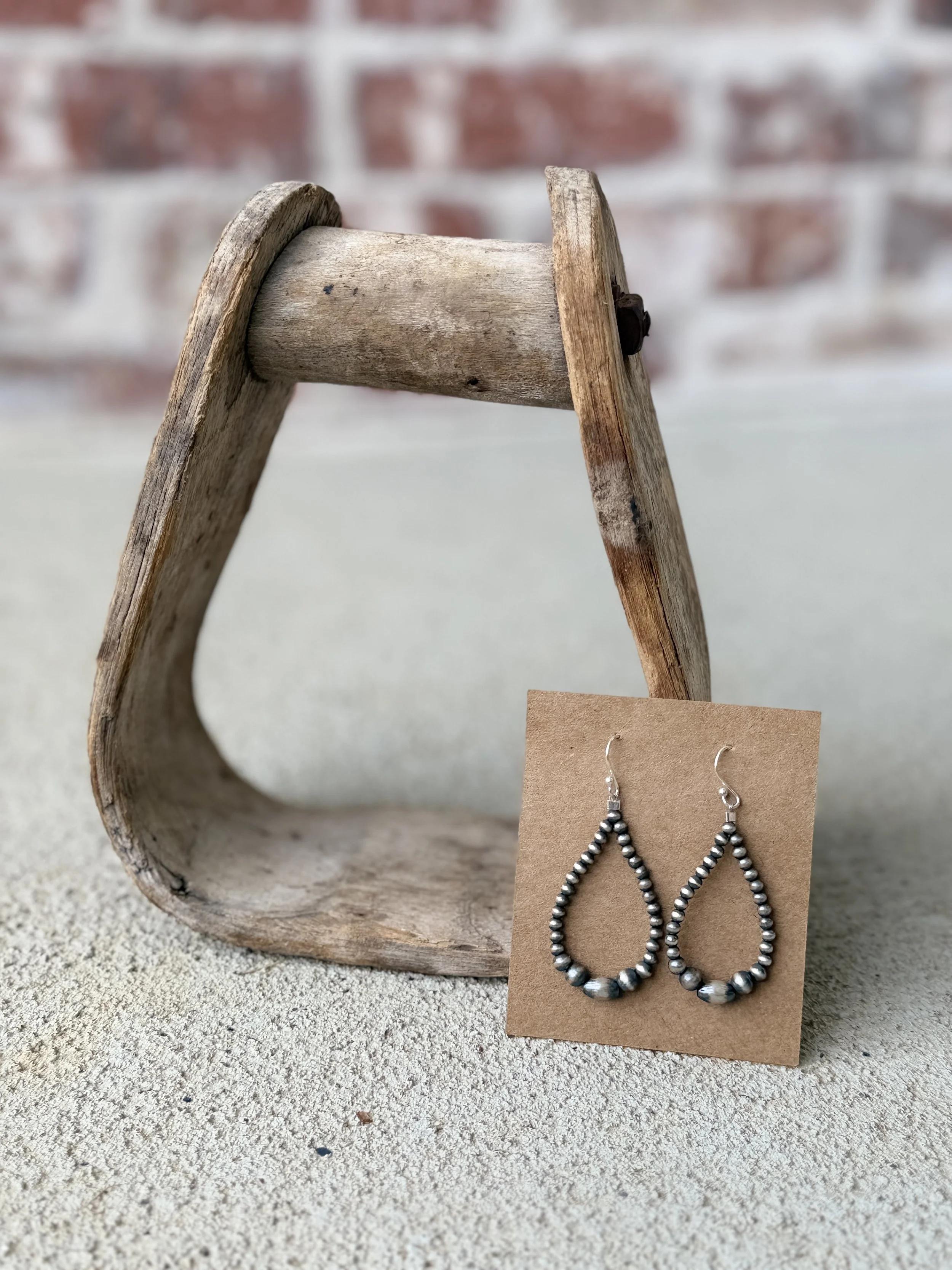 Pearl Loop Earrings