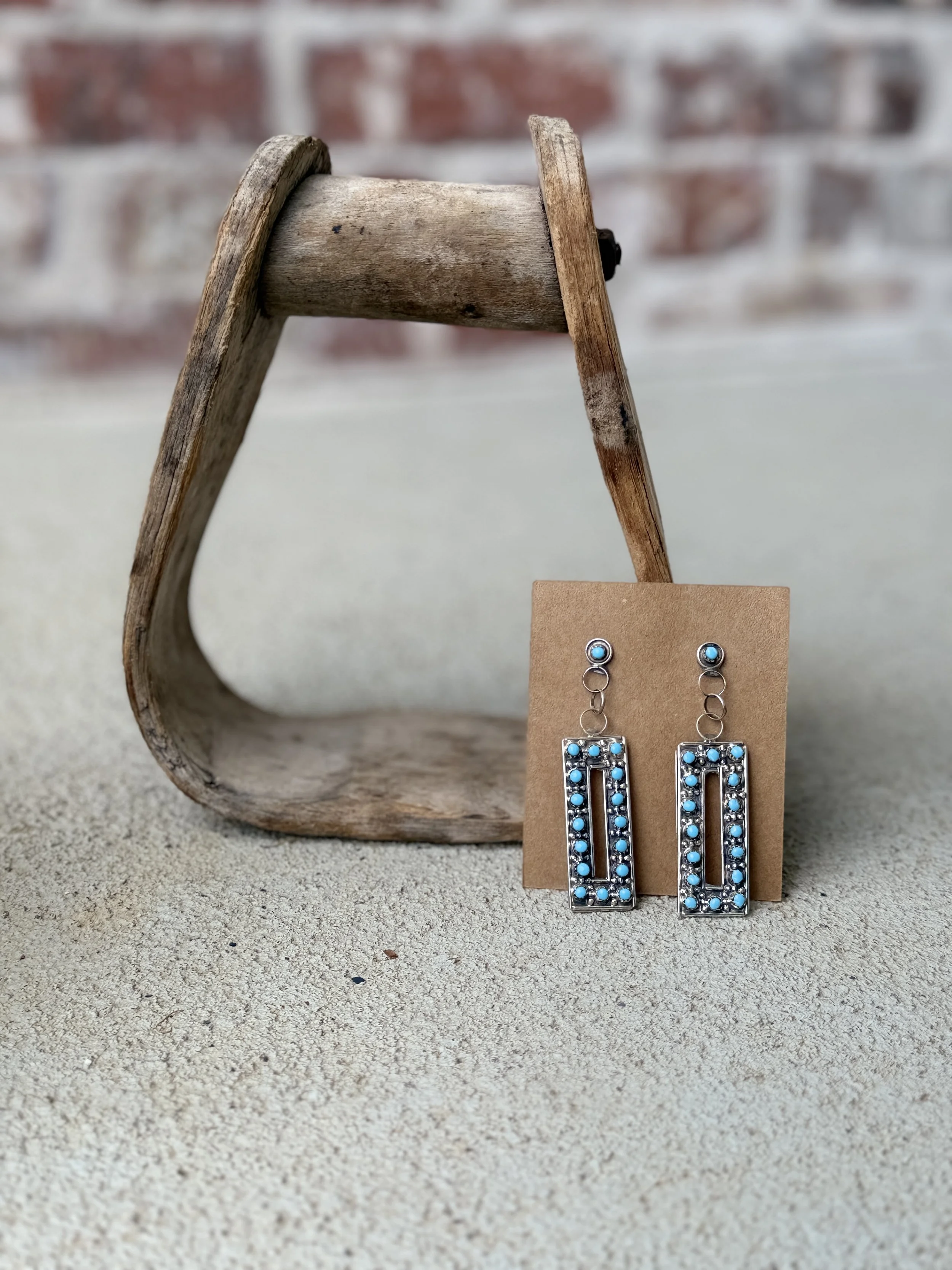Rectangle Dangle Earrings
