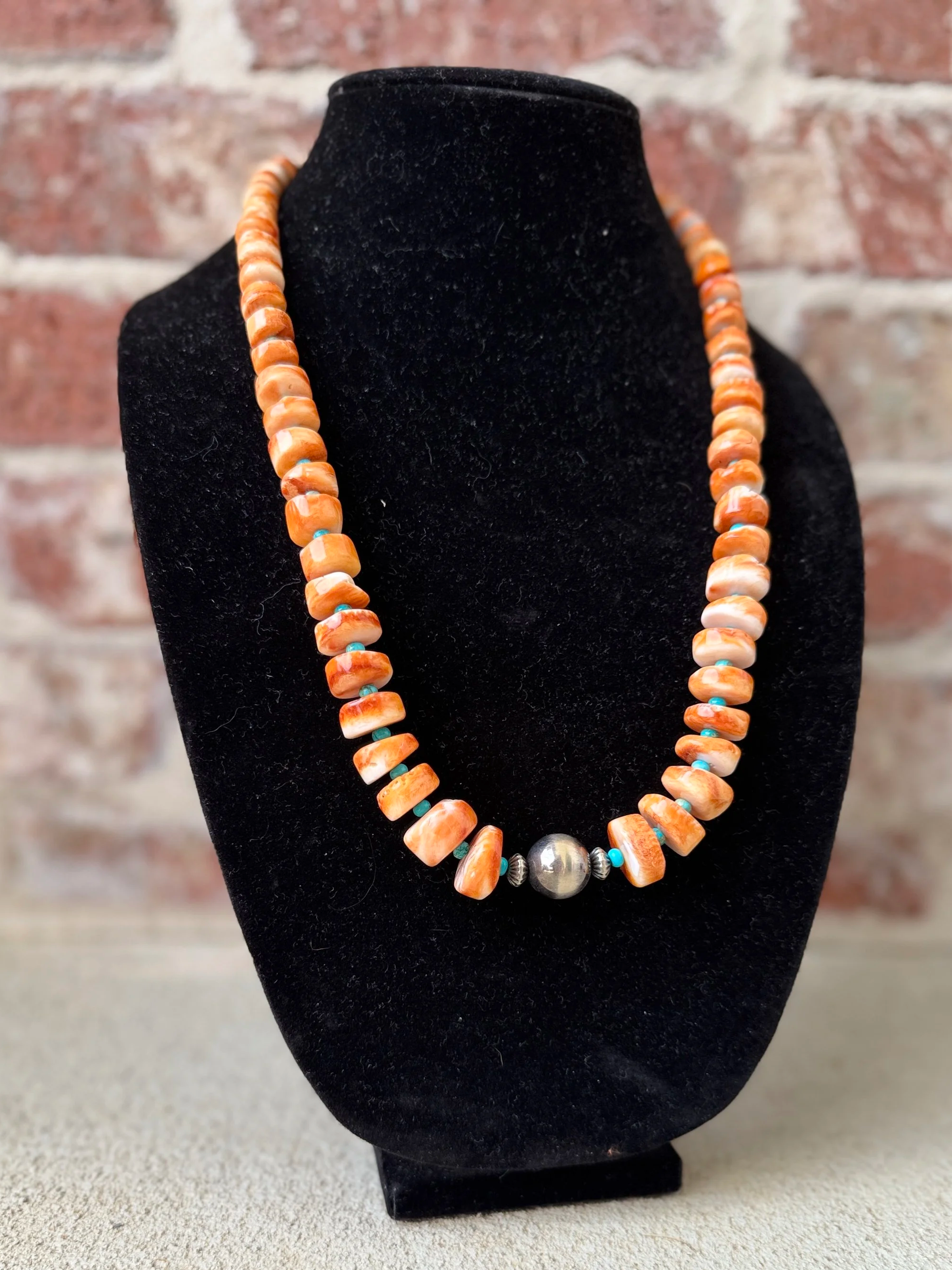 Orange Spiny & Turquoise 26