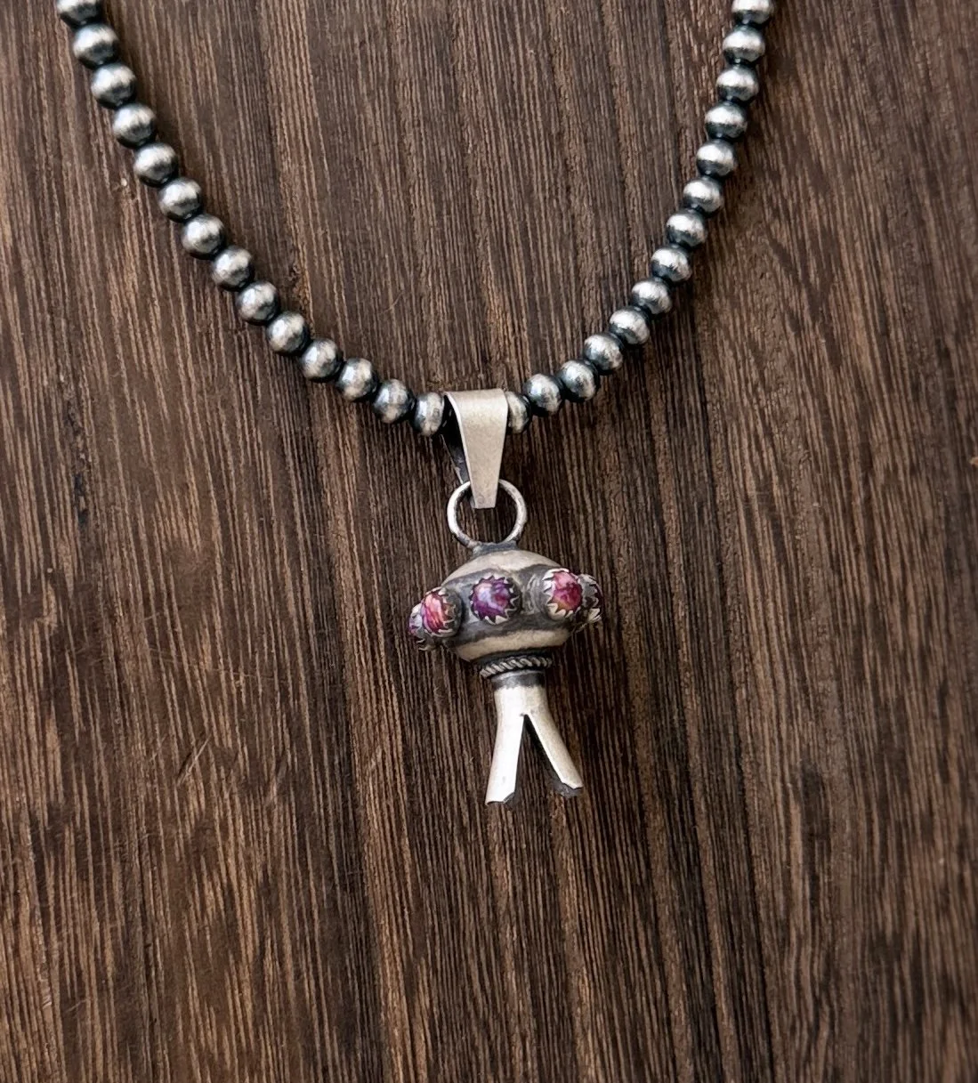 Purple Spiny Blossom Pendant