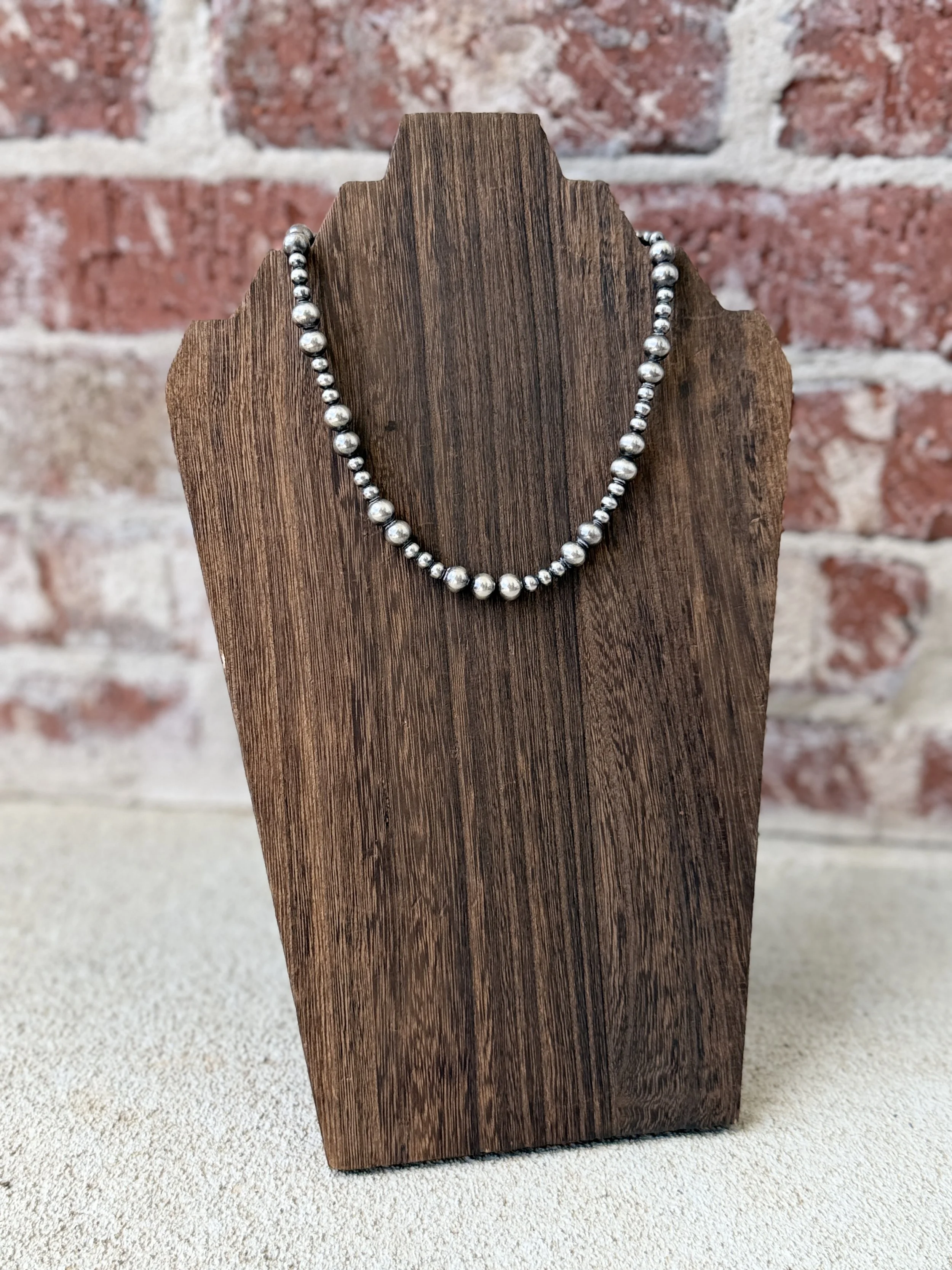 16" 8mm & 5mm Pearl Necklace