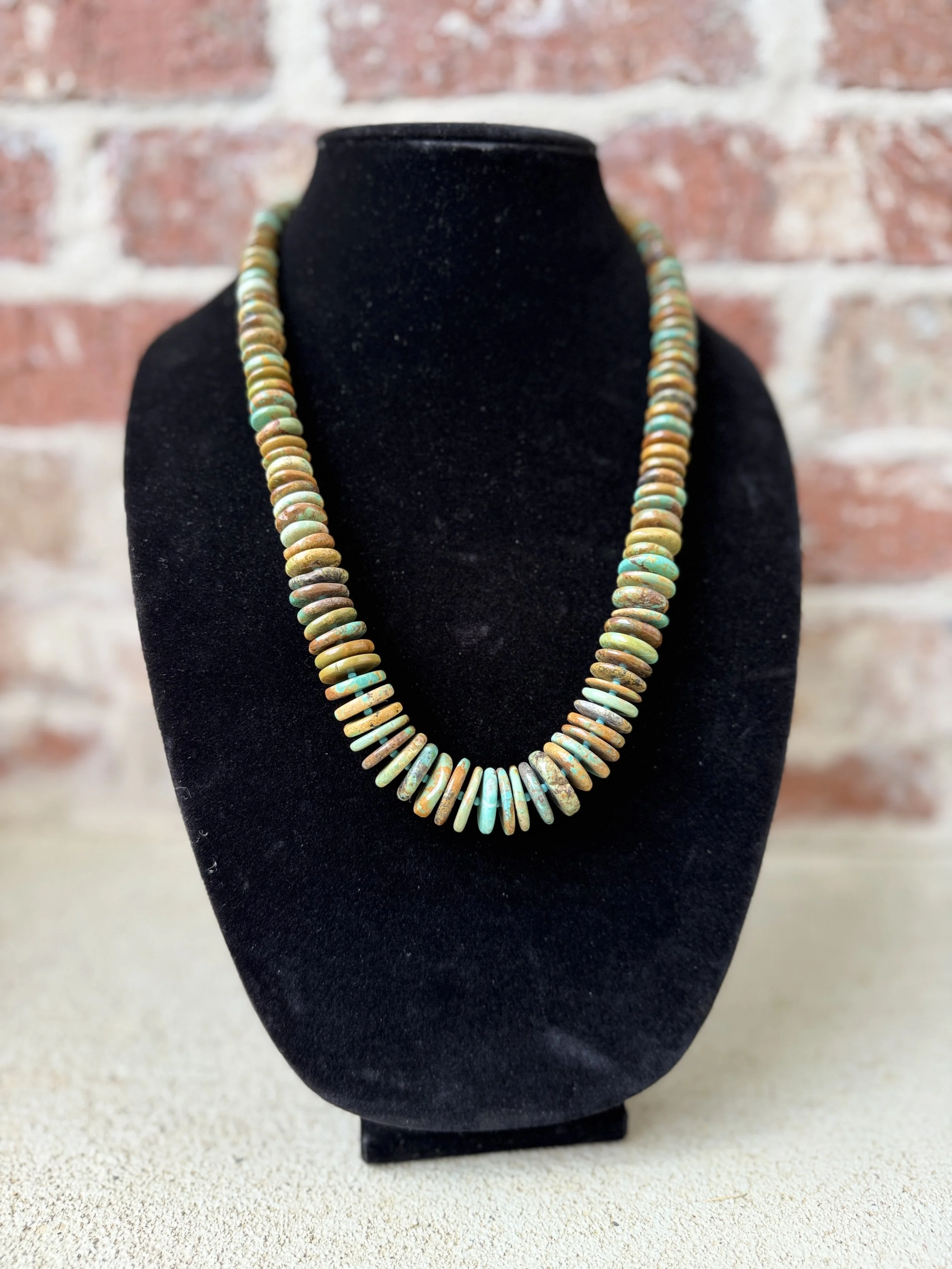 Kingman Disc Necklace 24"