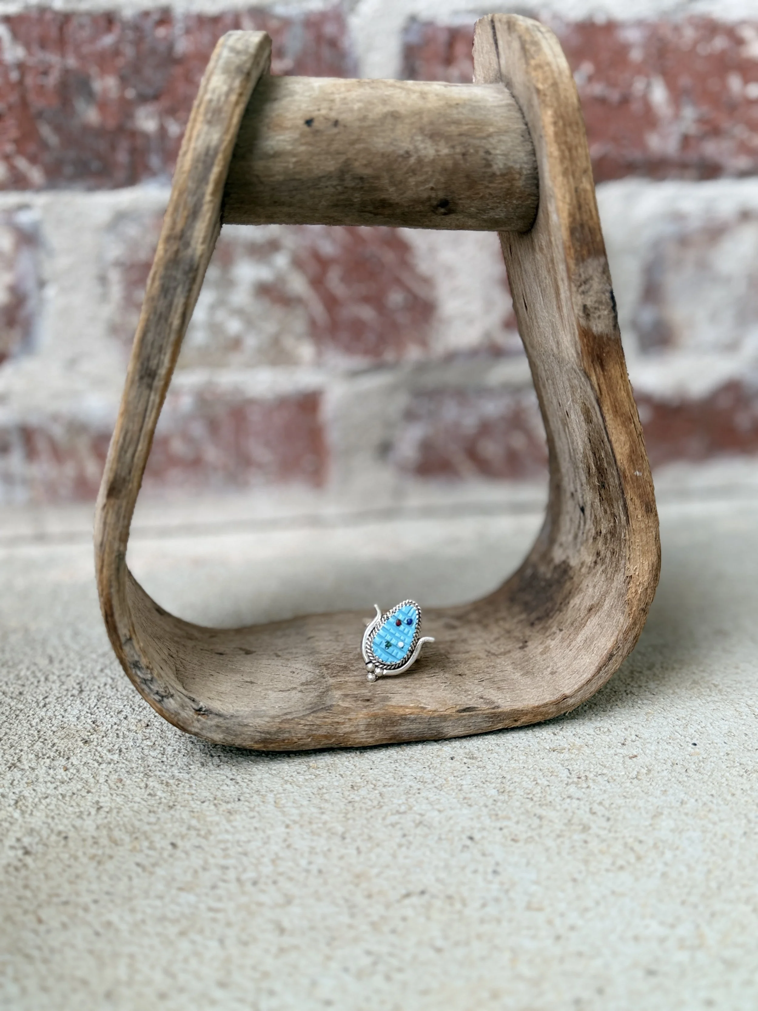 Multi Stone Corn Ring Size 7